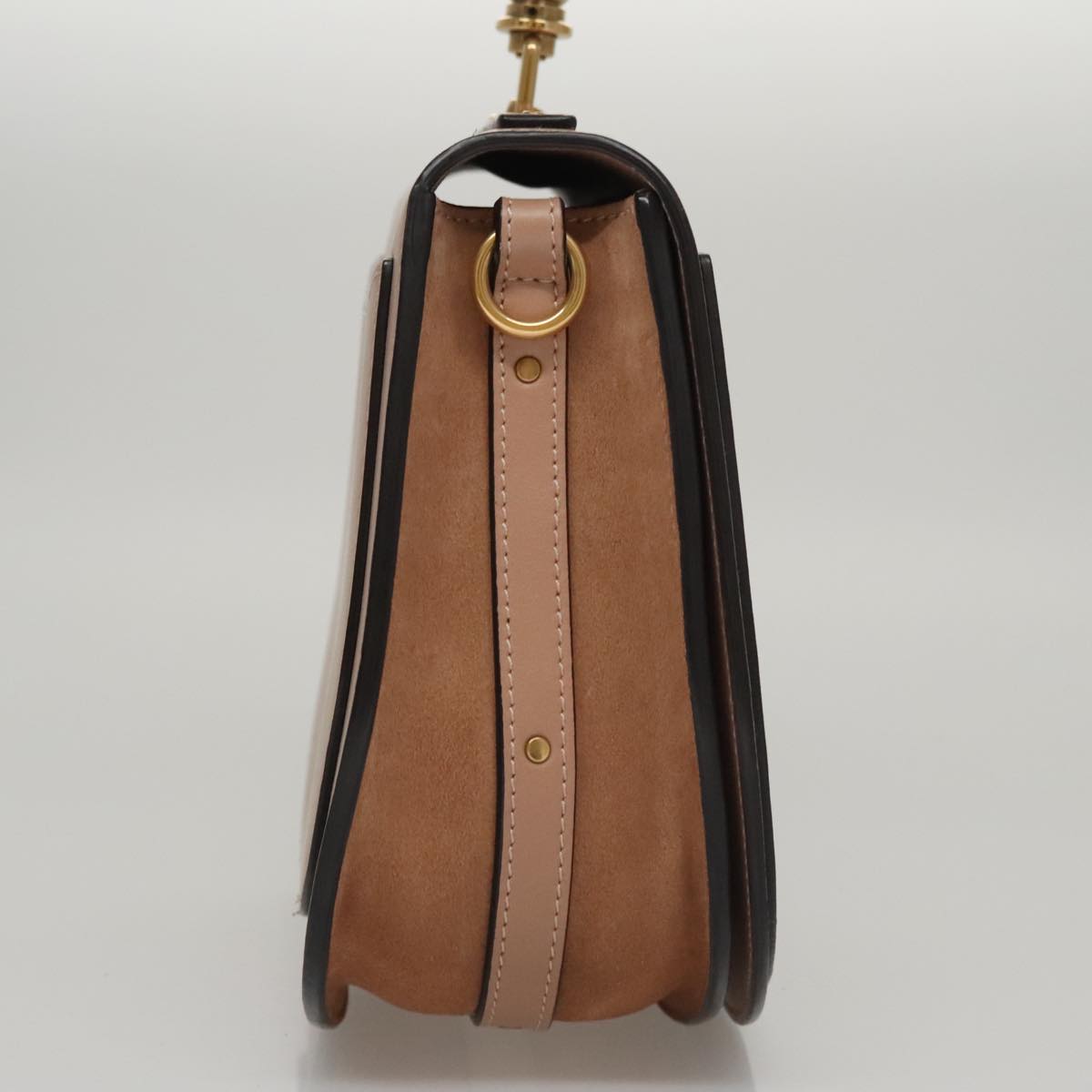Chloé Nile, Beige, Leather, handbag