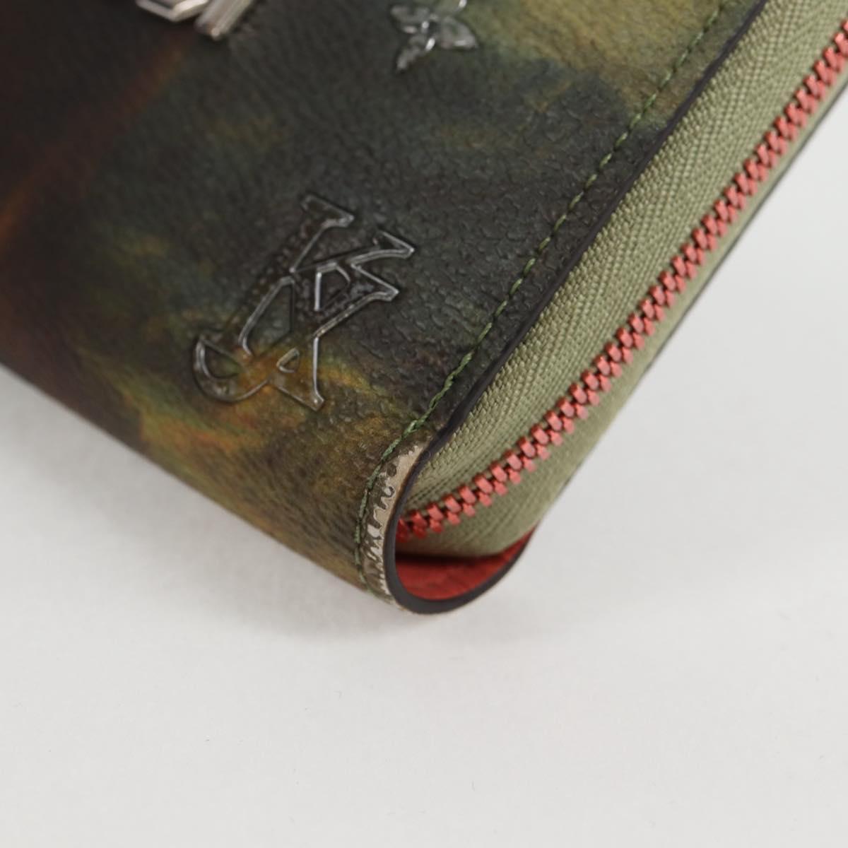 Louis Vuitton Zippy wallet, Green, Canvas, wallet
