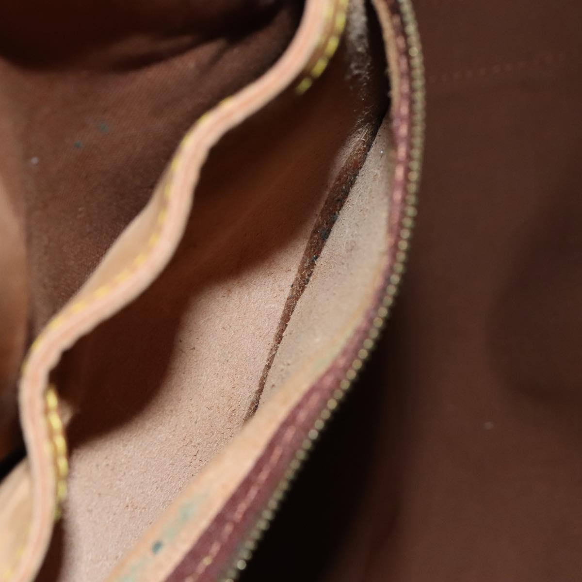 Louis Vuitton Sac Polochon, Brown, Canvas, travel