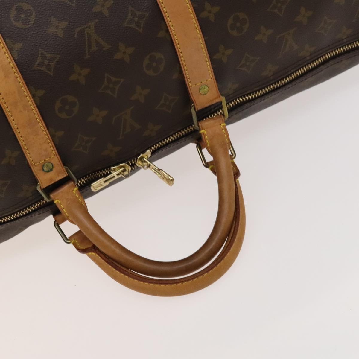 Louis Vuitton Keepall 60, Brown, Canvas, travel