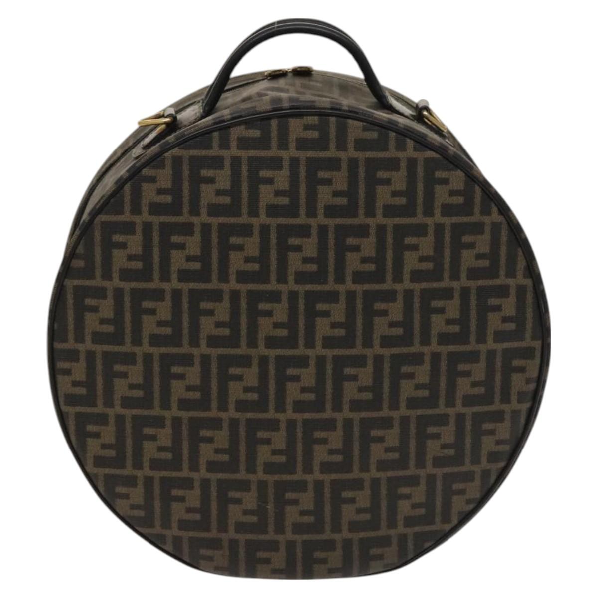 Fendi Zucca, Brown, Canvas, handbag