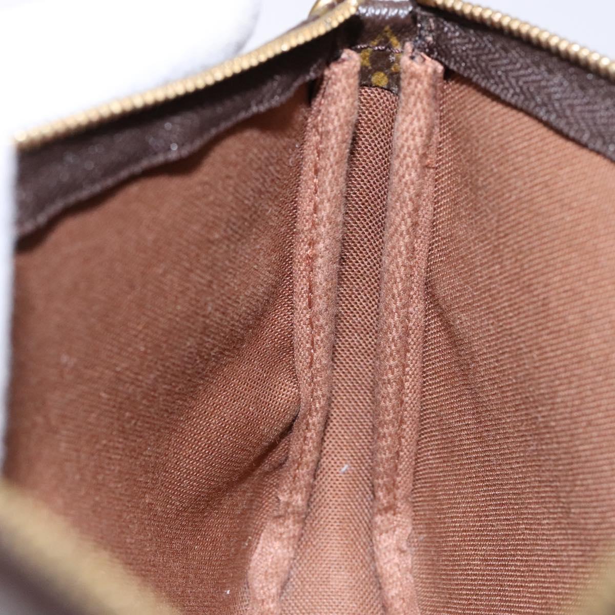 Louis Vuitton Pochette Accessoire, Brown, Canvas, clutch