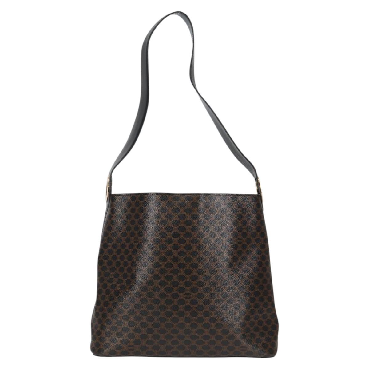 Céline Hobo, Black, Canvas, shoulder