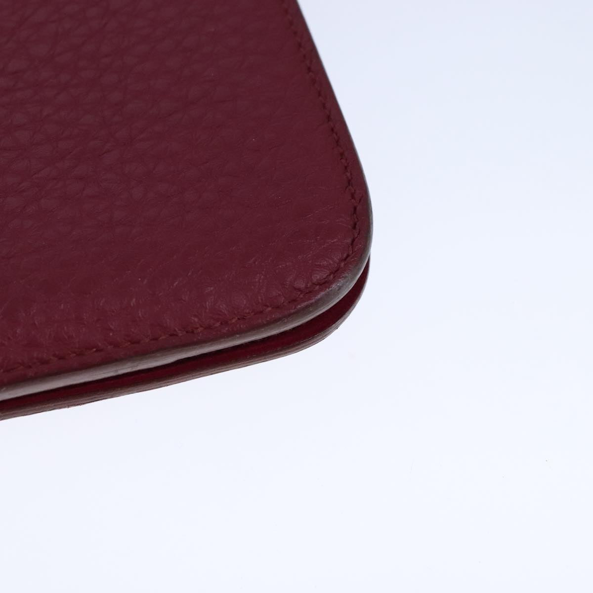 Hermès Dogon, Burgundy, Leather, wallet