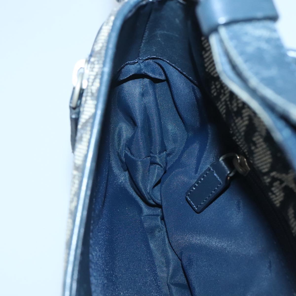 Dior Saddle, Navy, Canvas, shoulder
