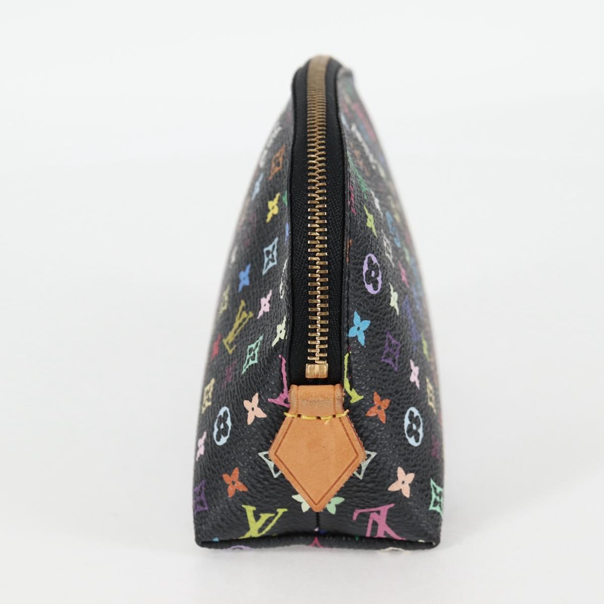 Louis Vuitton Cosmetic pouch, Black, Canvas, clutch