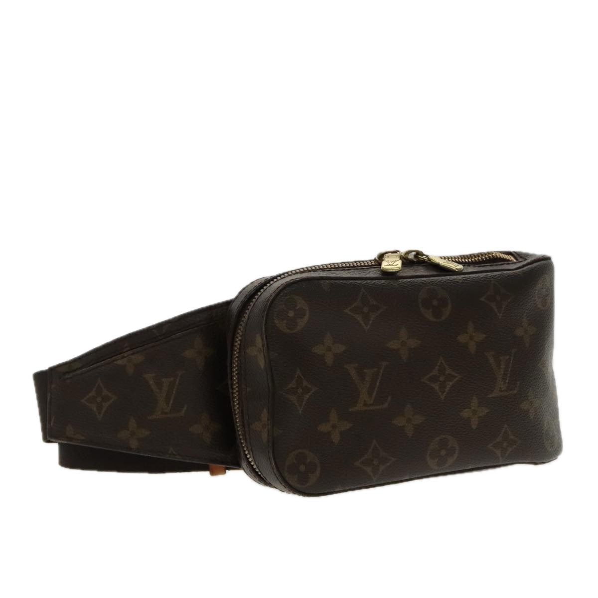 Louis Vuitton Geronimos, Brown, Canvas, shoulder