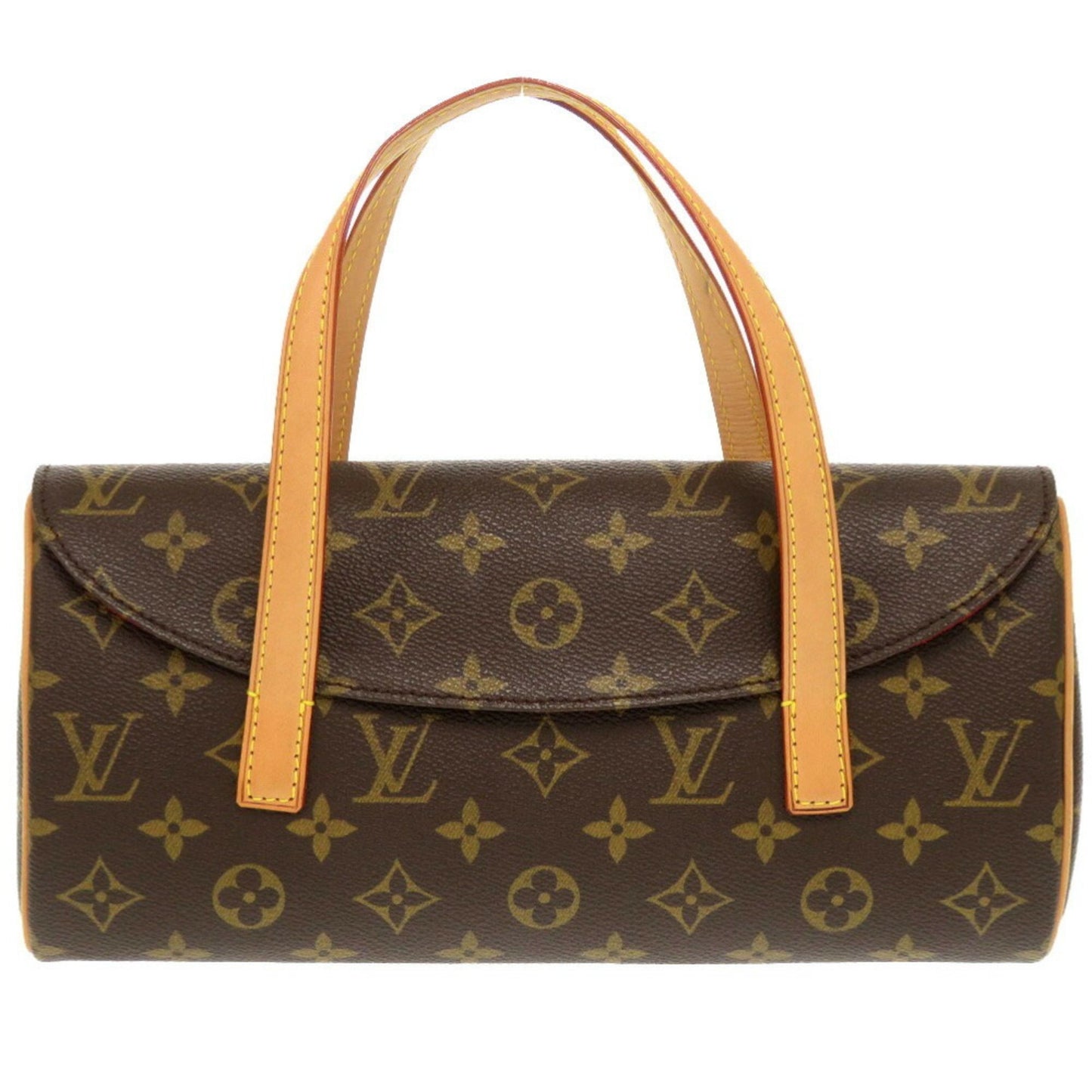 Louis Vuitton Sonatine, Brown, Canvas, handbag