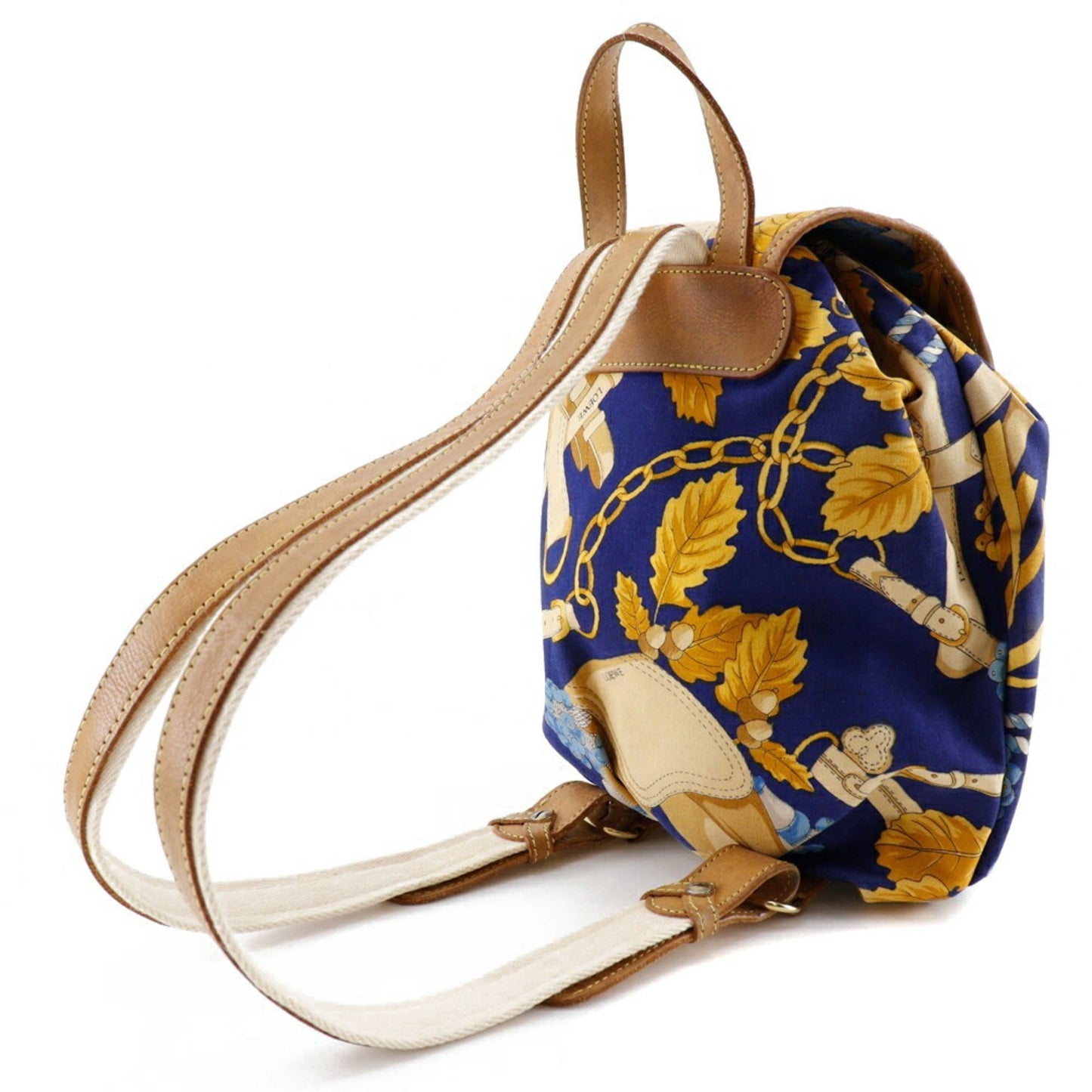 Loewe, Yellow, Canvas, backpack
