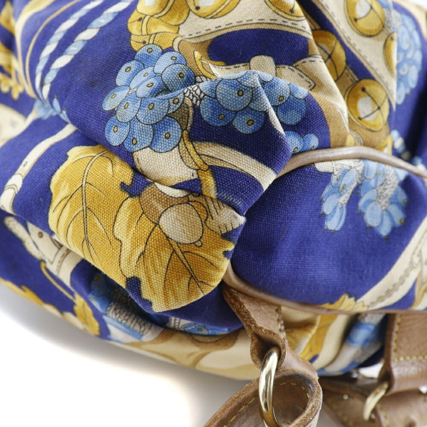 Loewe, Yellow, Canvas, backpack
