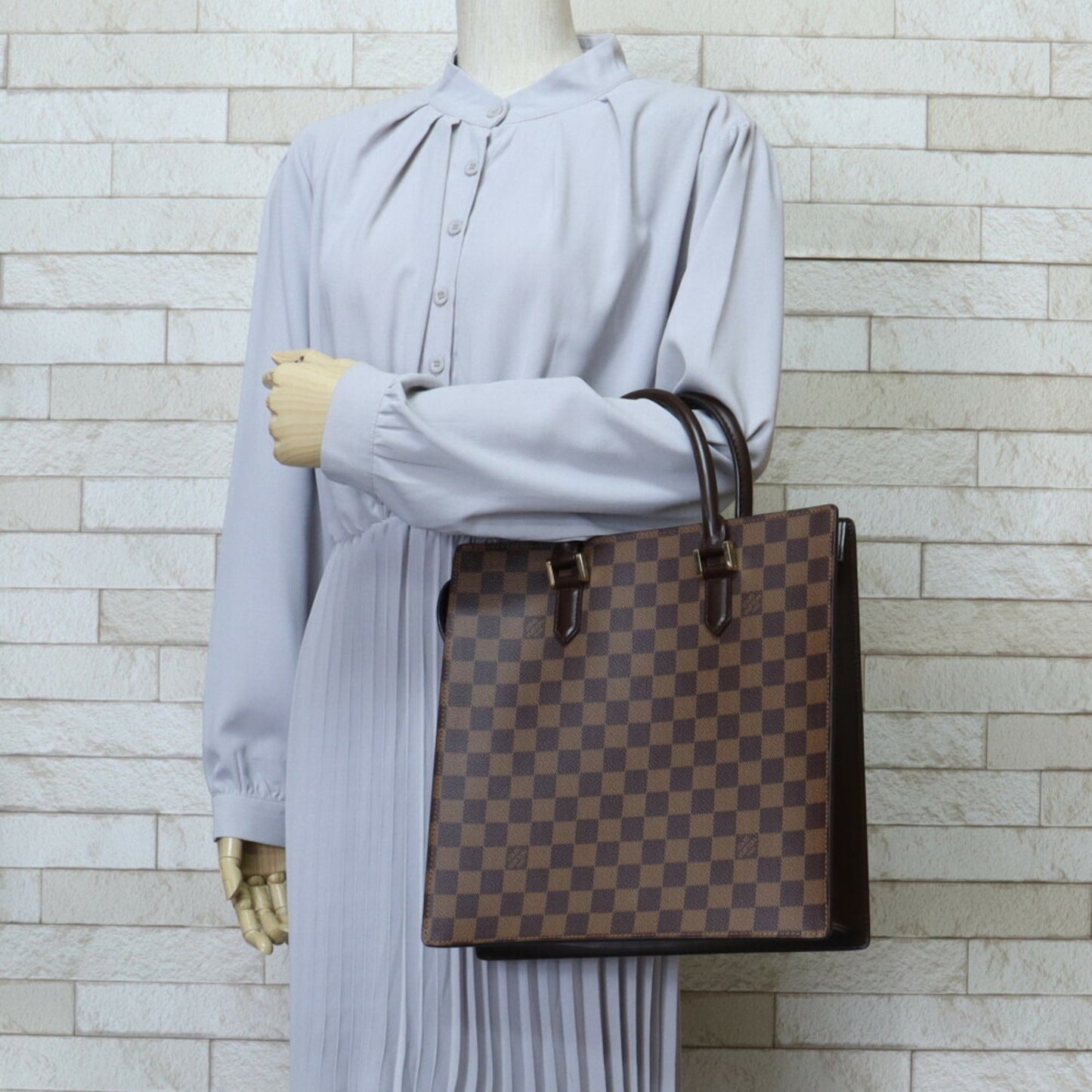 Louis Vuitton Venice, Brown, Canvas, tote