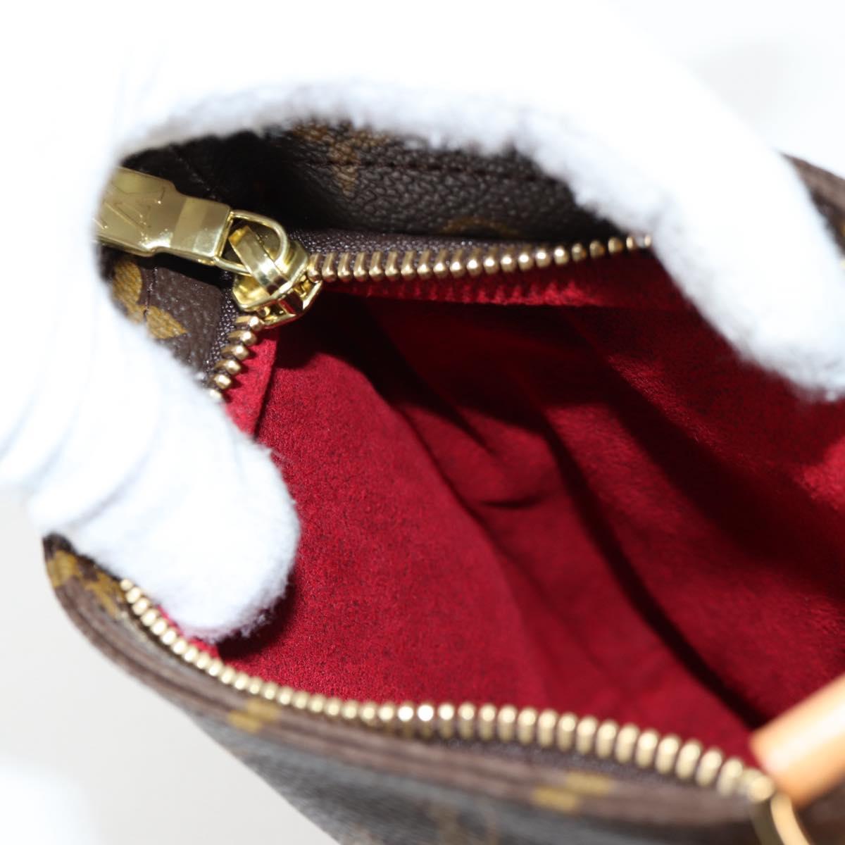 Louis Vuitton Partition, Brown, Canvas, clutch