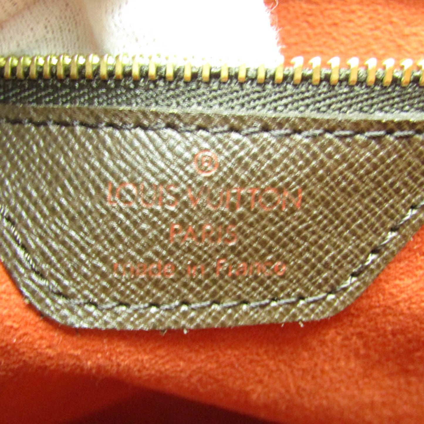 Louis Vuitton Triana, Brown, Canvas, handbag