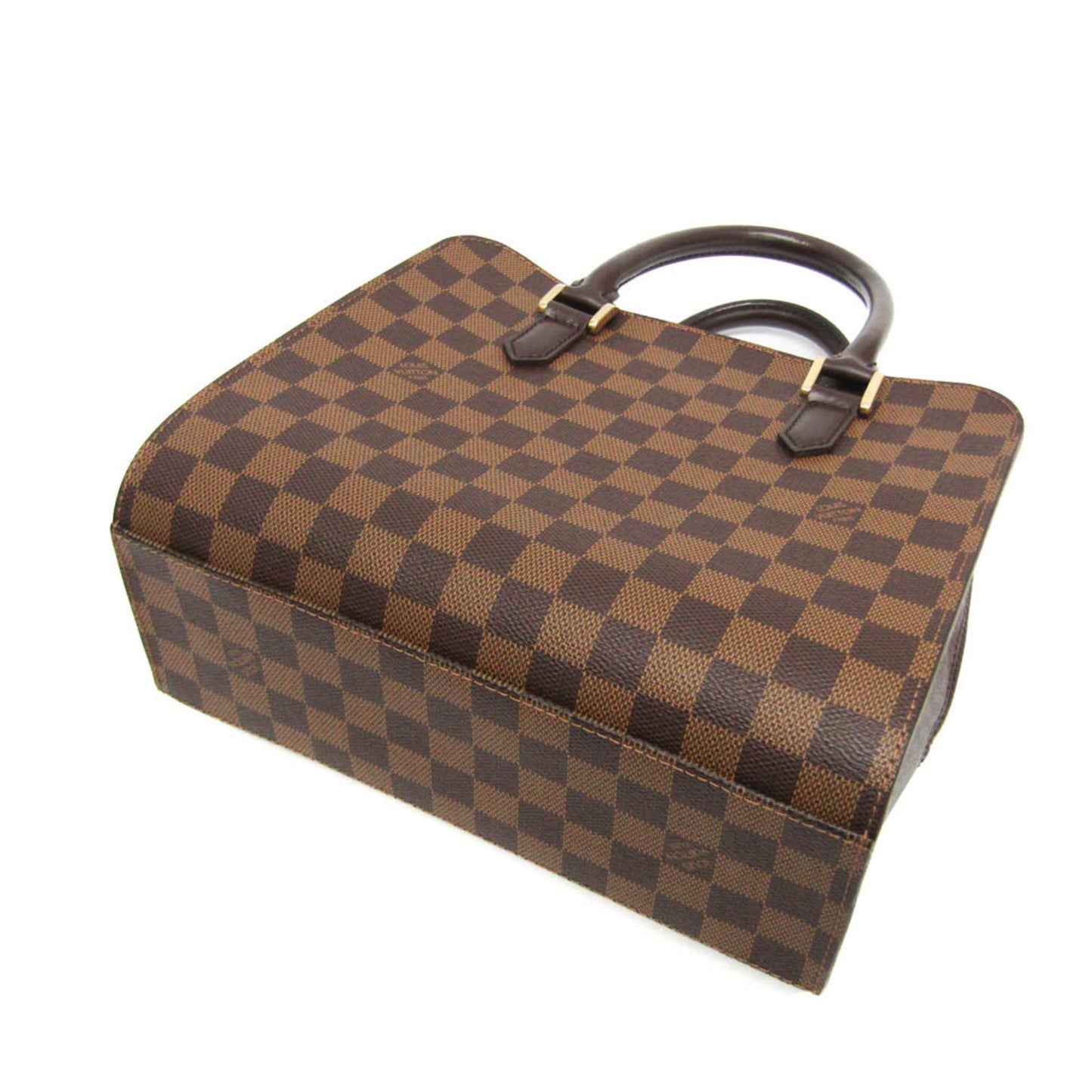 Louis Vuitton Triana, Brown, Canvas, handbag