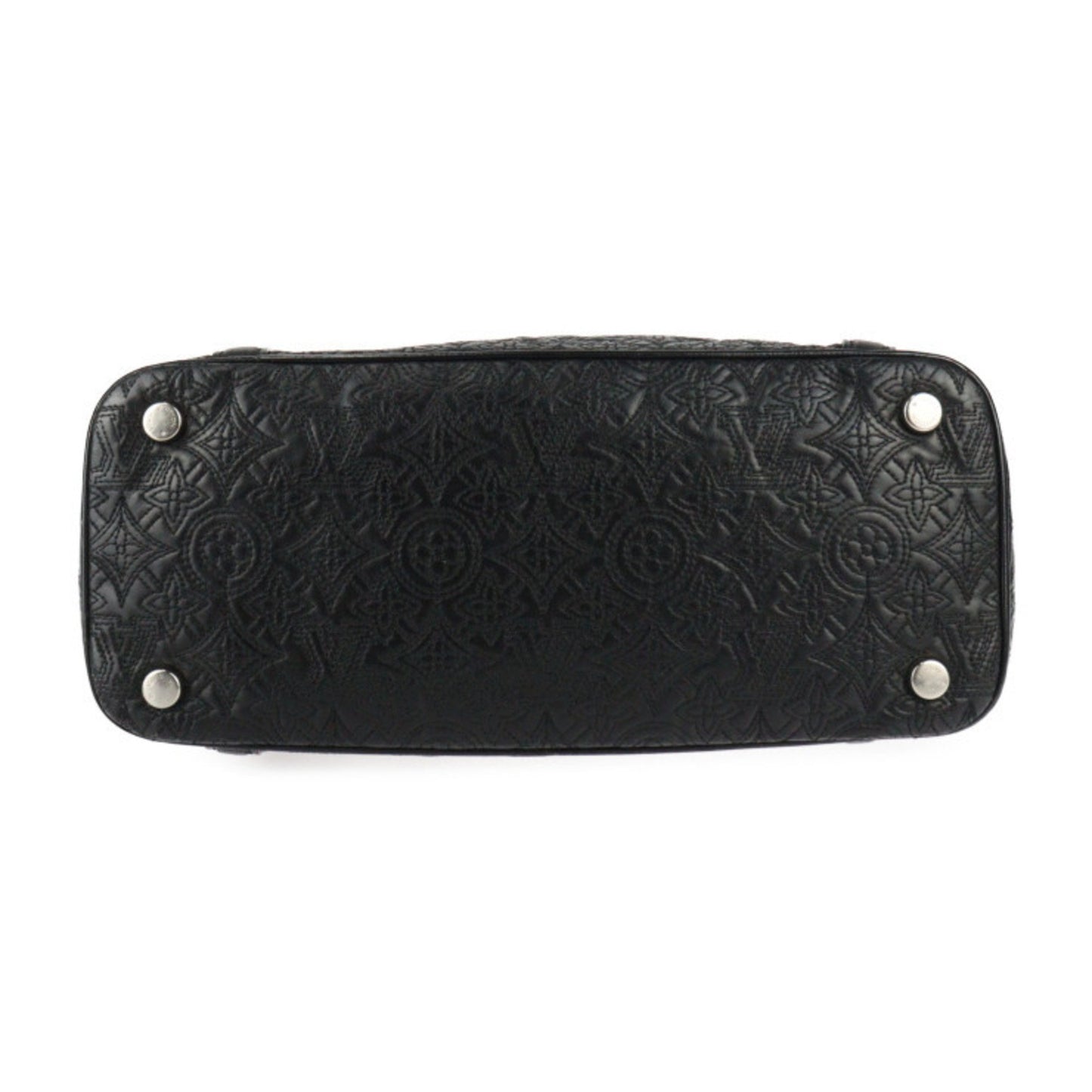 Louis Vuitton Antheia, Black, Leather, handbag