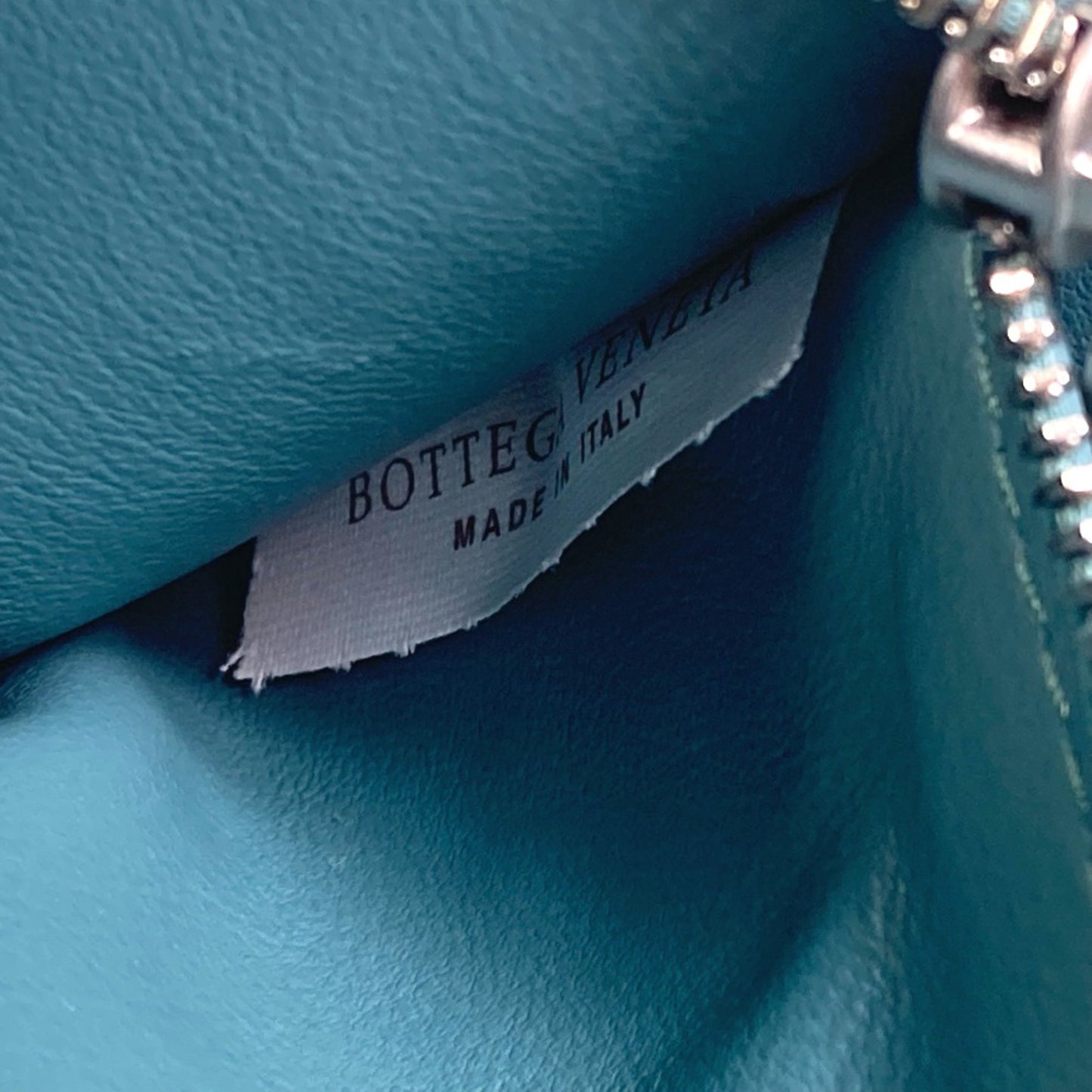 Bottega Veneta Veneta, Blue, Leather, wallet