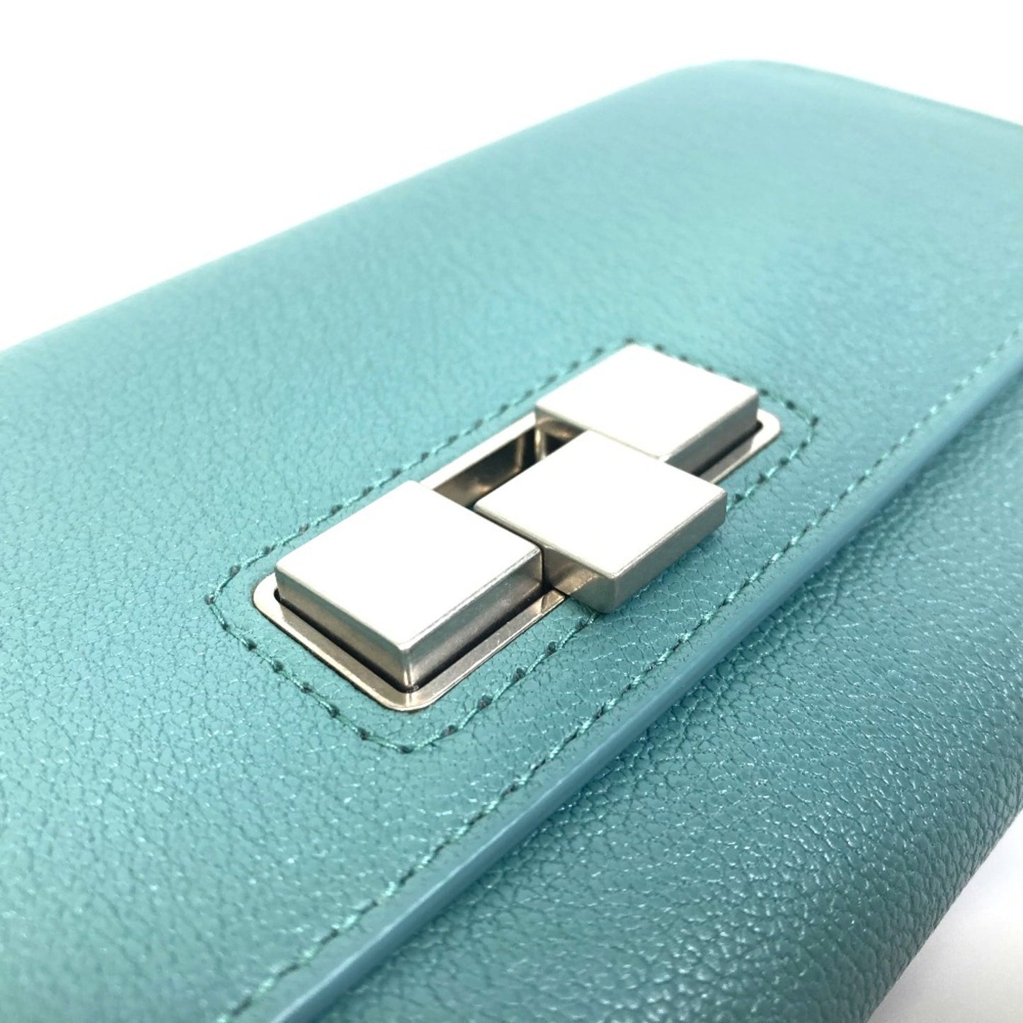 Bottega Veneta Veneta, Blue, Leather, wallet
