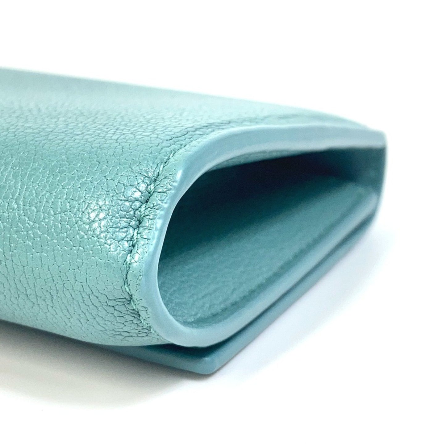 Bottega Veneta Veneta, Blue, Leather, wallet
