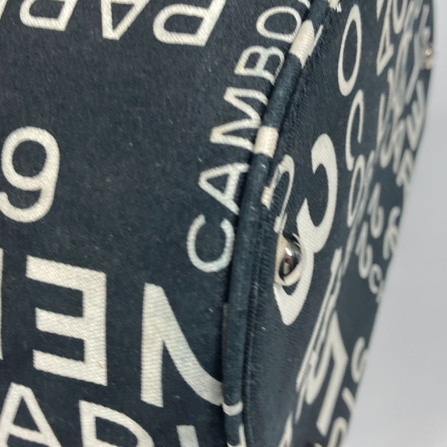 Chanel Vanity, Black, Denim - Jeans, shoulder