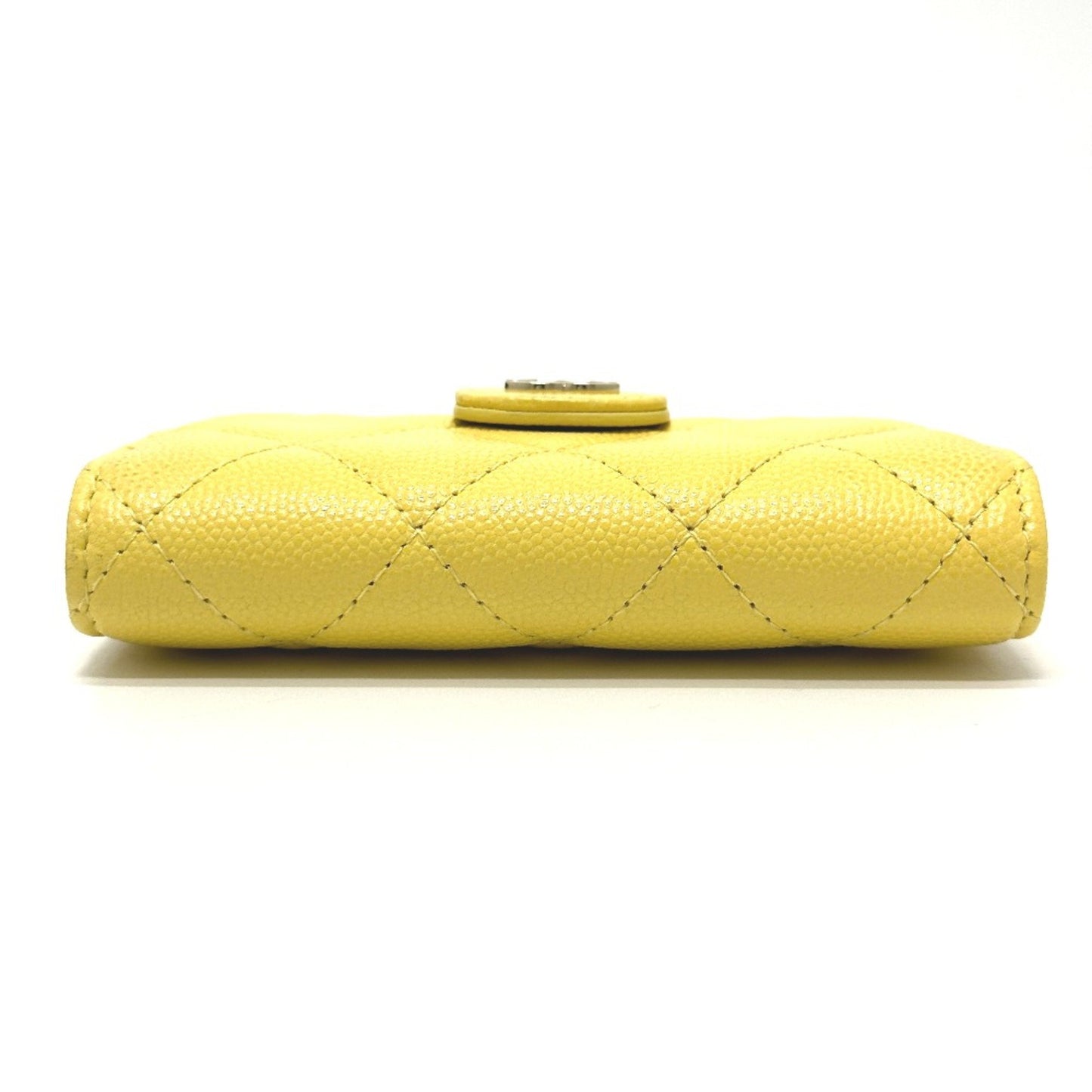 Chanel Matelassé, Yellow, Leather, wallet