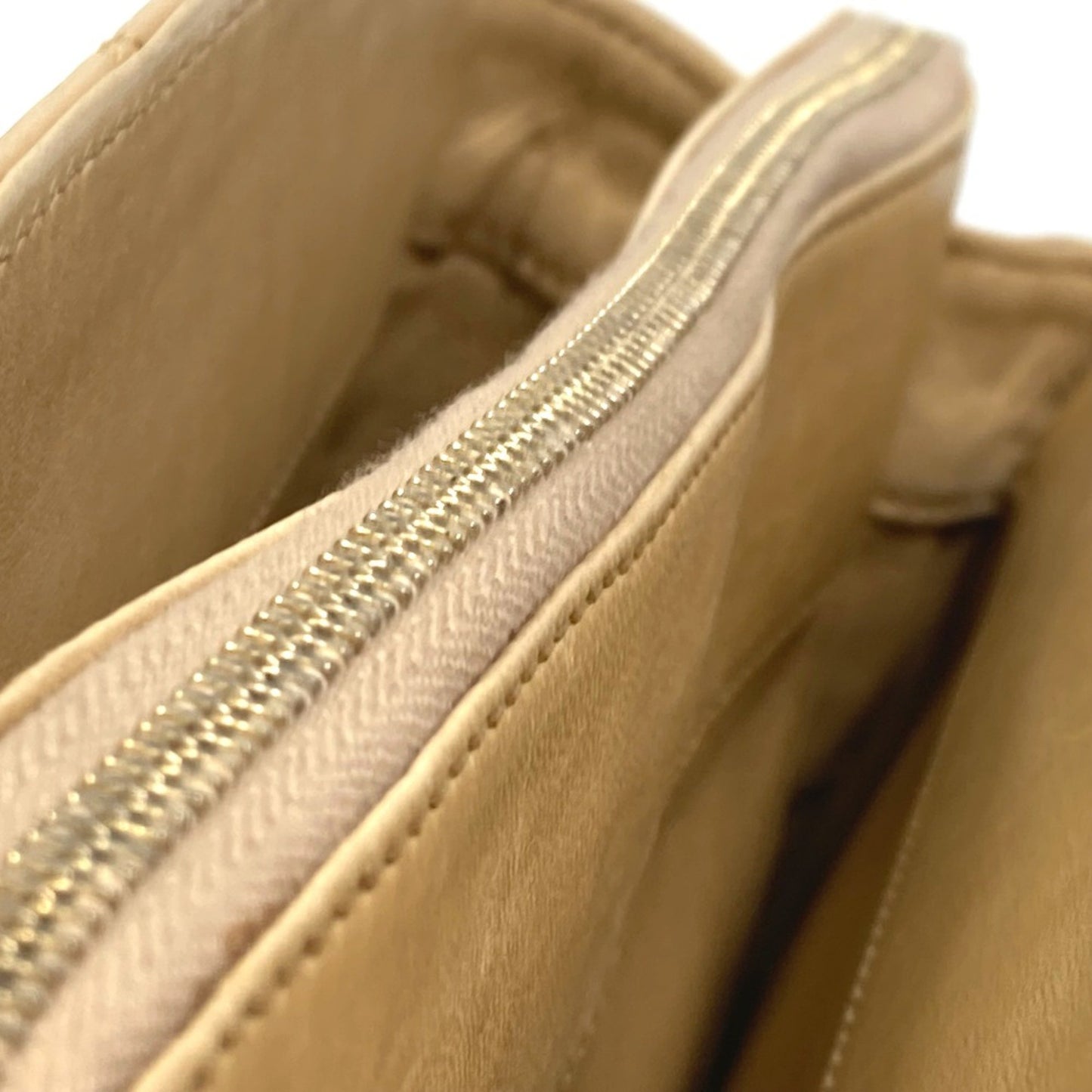 Chanel Wild stitch, Beige, Leather, handbag