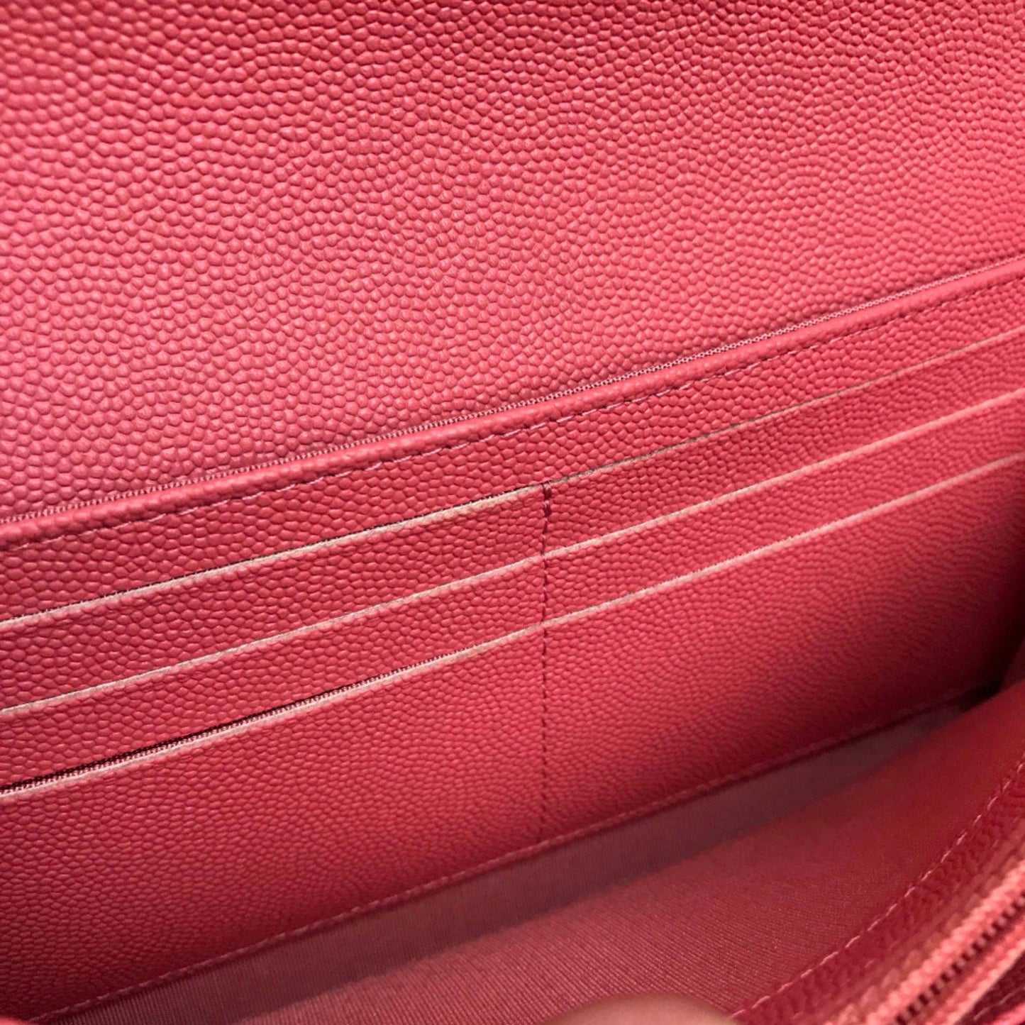 Chanel Matelassé, Pink, Leather, wallet