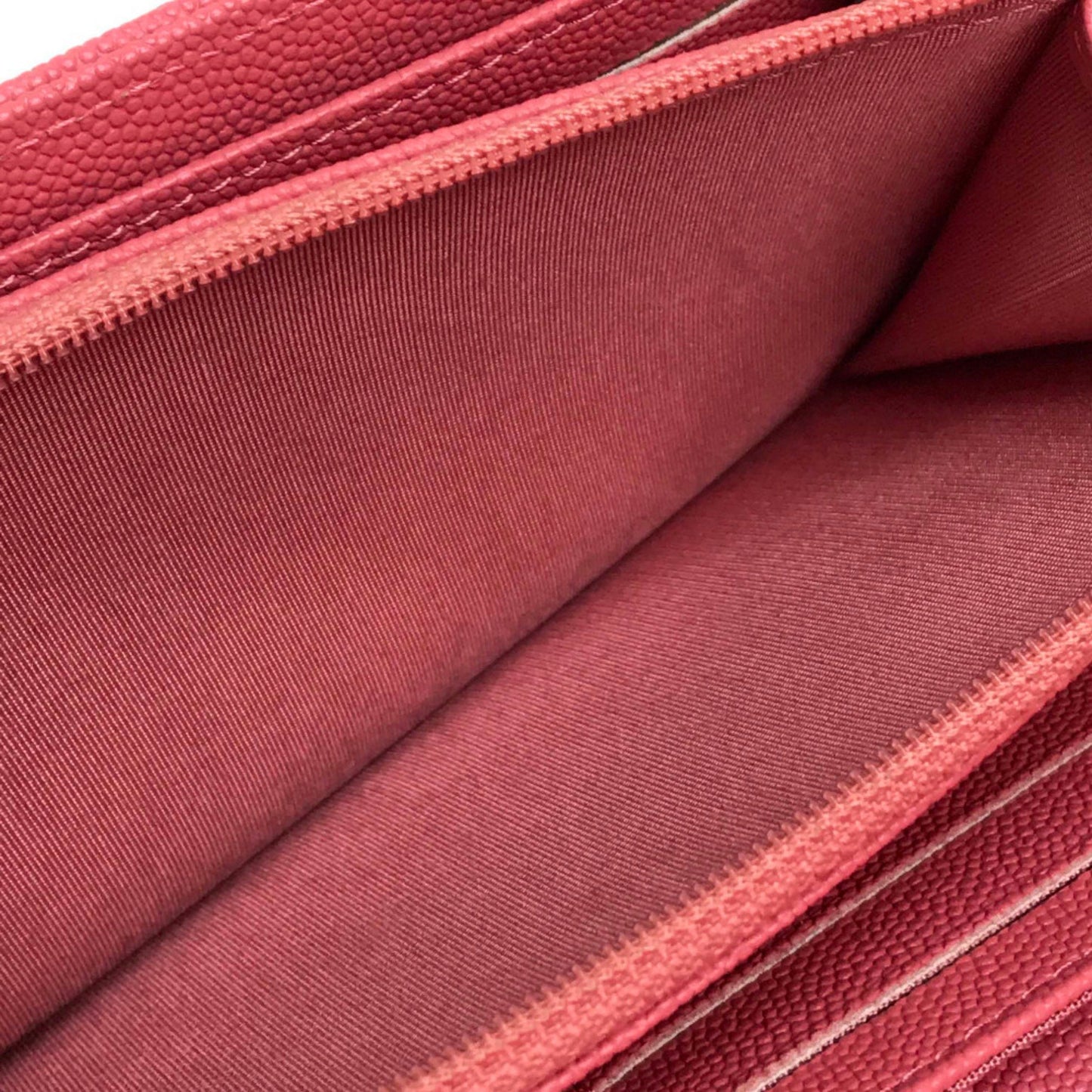 Chanel Matelassé, Pink, Leather, wallet