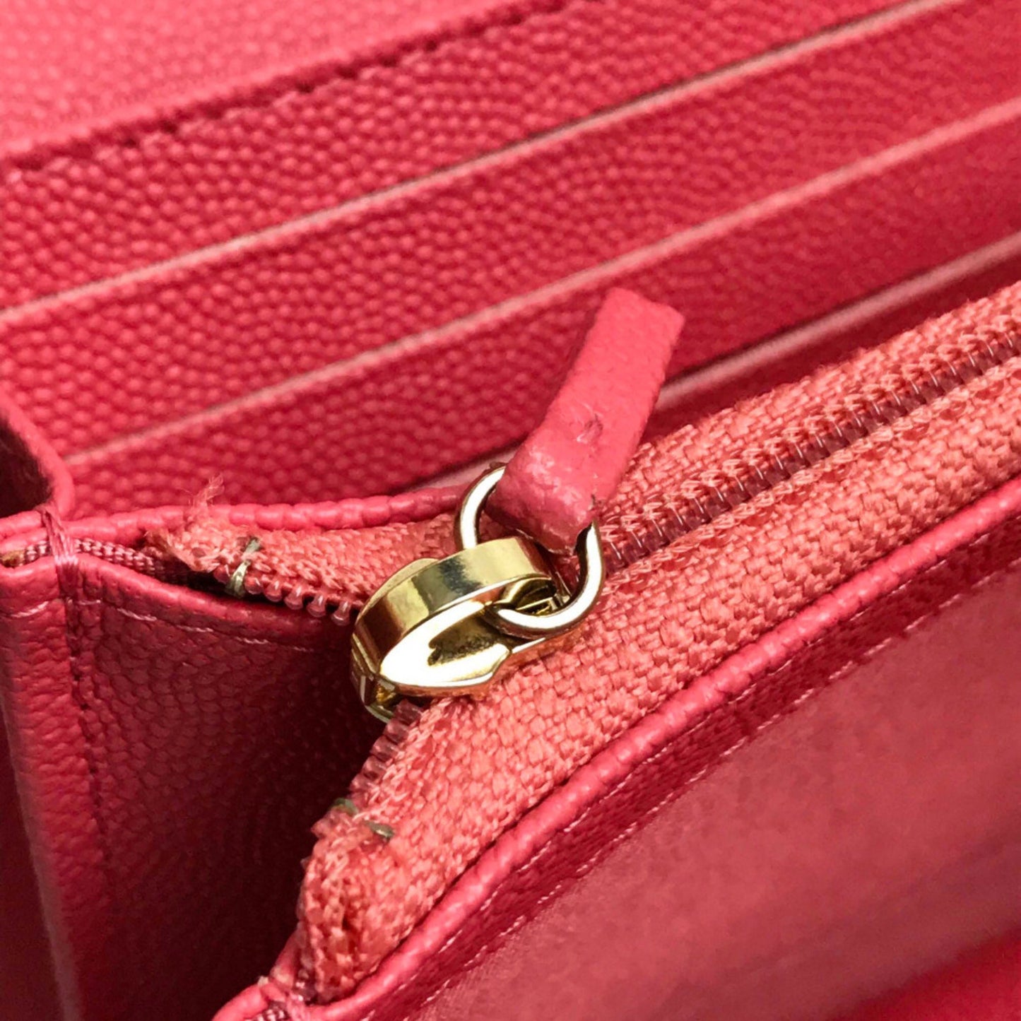 Chanel Matelassé, Pink, Leather, wallet