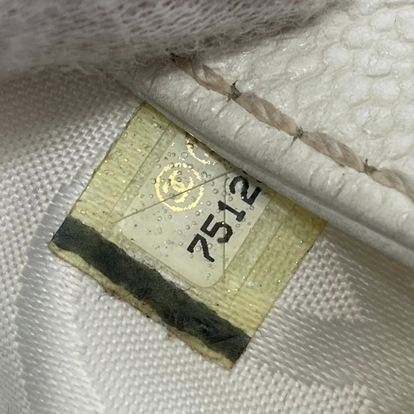 Chanel Logo CC, White, Leather, tote