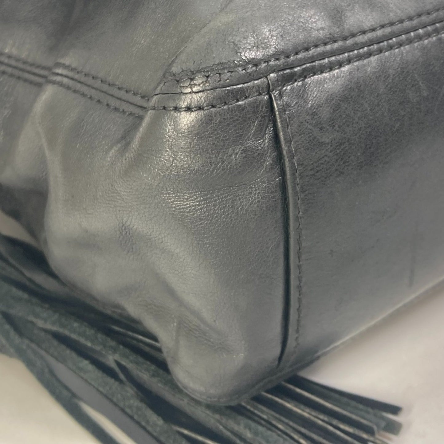 Chanel Logo CC, Black, Leather, shoulder