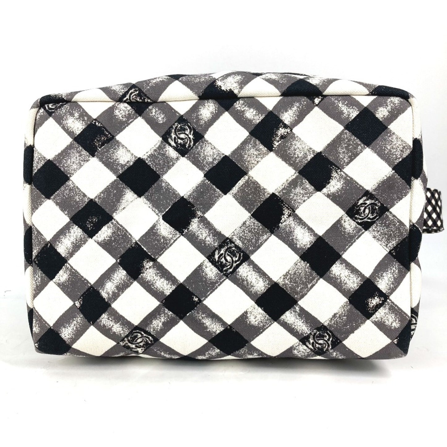 Chanel Coco Mark, White, Cloth, handbag