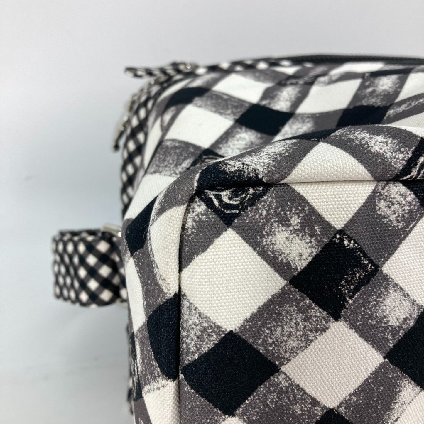 Chanel Coco Mark, White, Cloth, handbag
