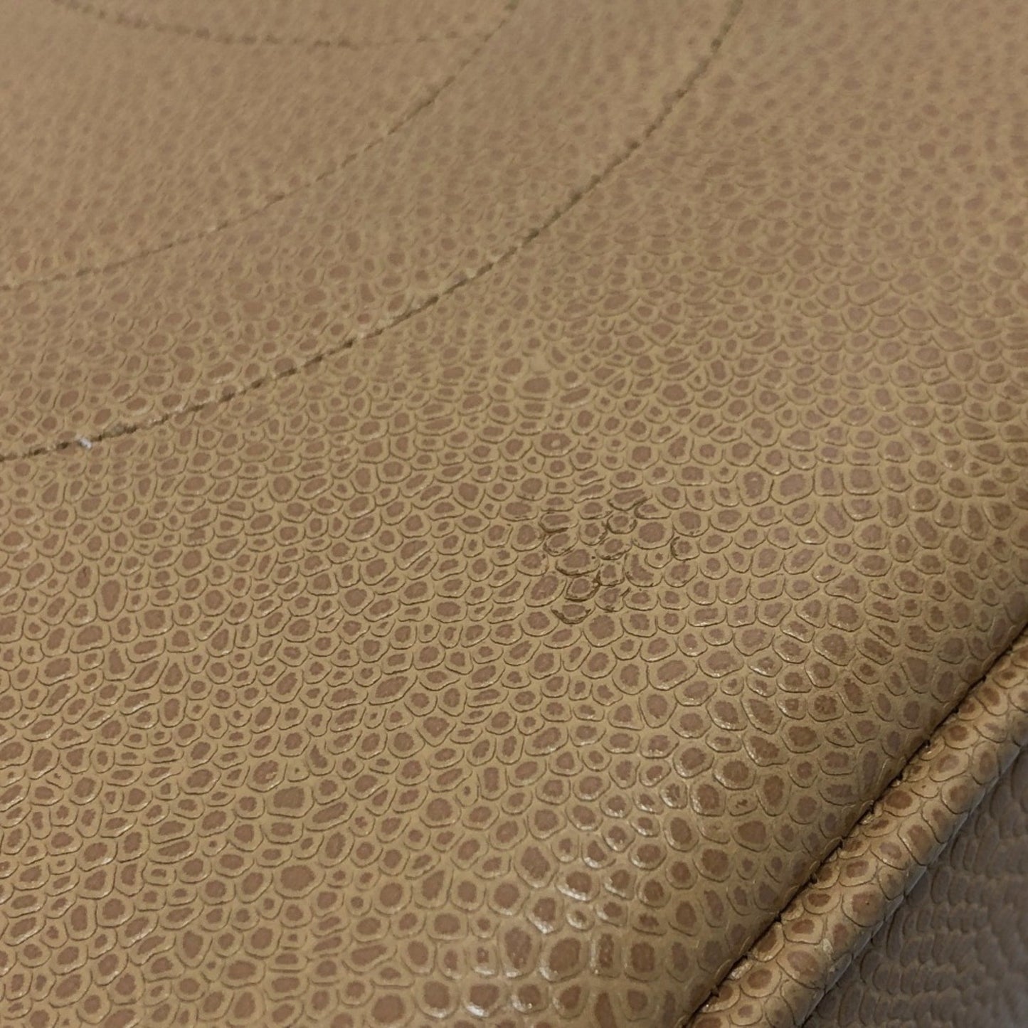 Chanel Coco Mark, Beige, Leather, tote