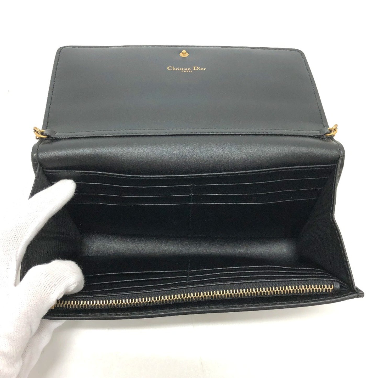 Dior J'Adior, Black, Leather, shoulder