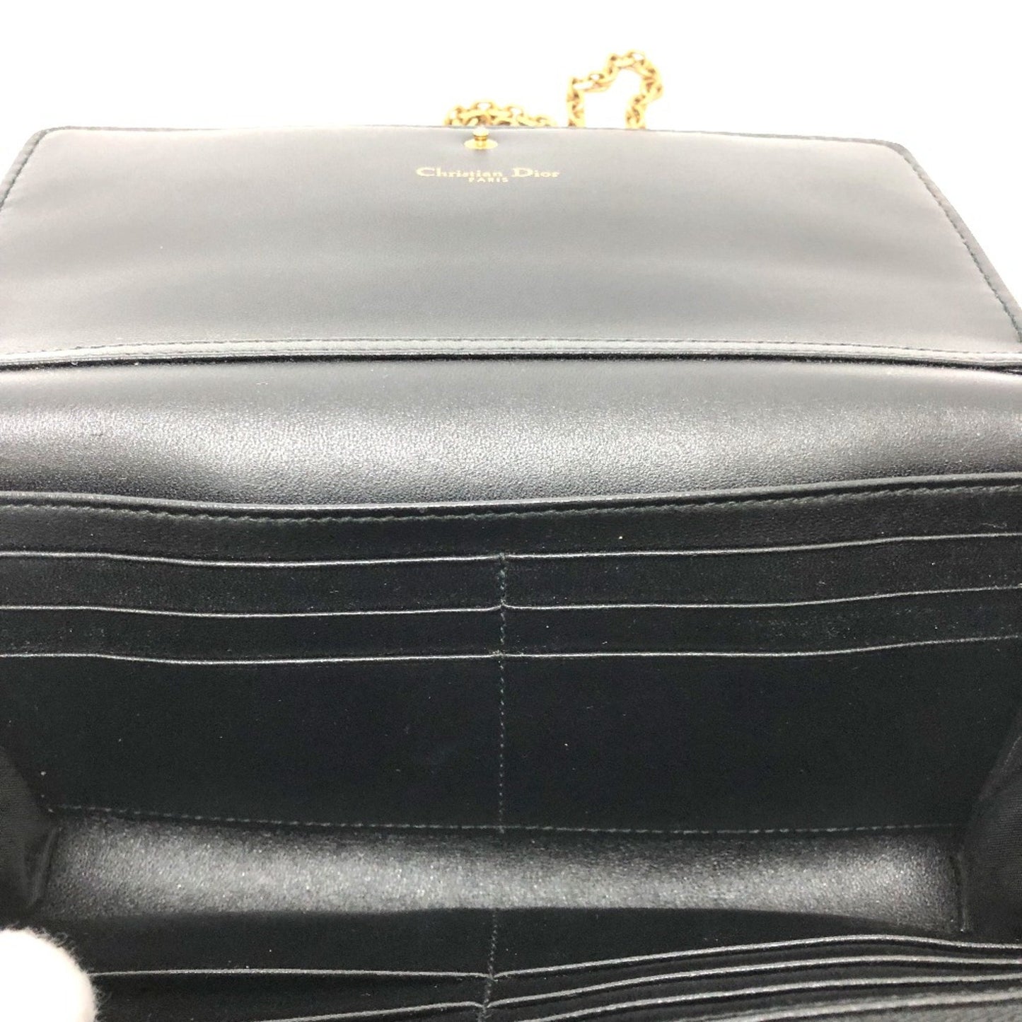 Dior J'Adior, Black, Leather, shoulder