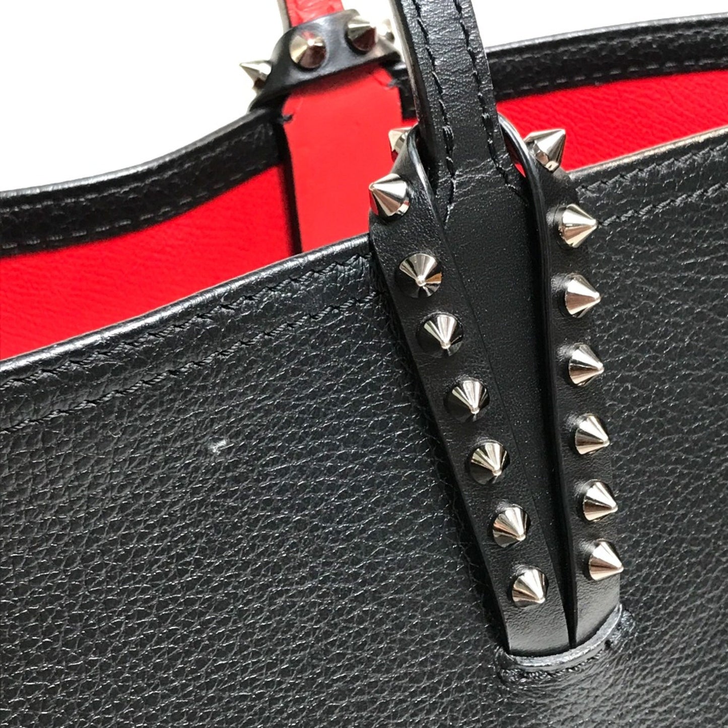 Christian Louboutin Cabata, Black, Leather, tote