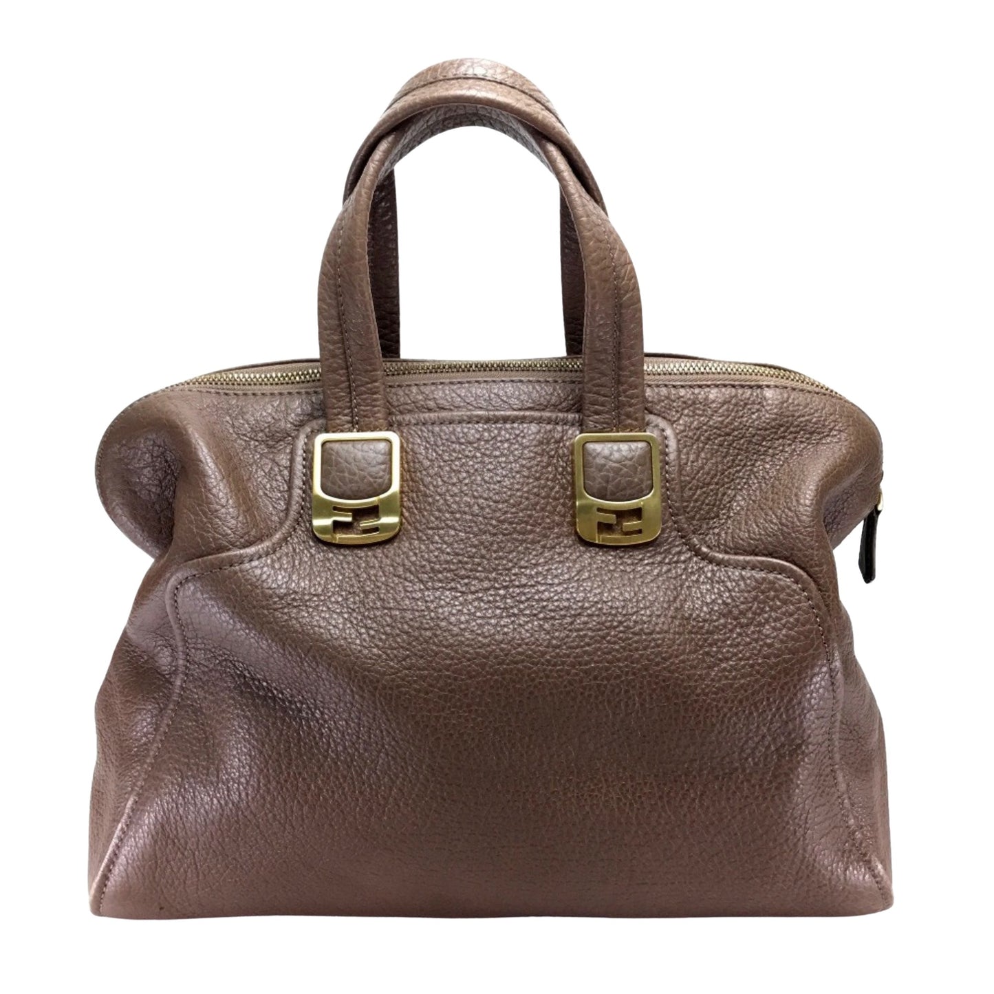 Fendi Chameleon, Brown, Leather, tote