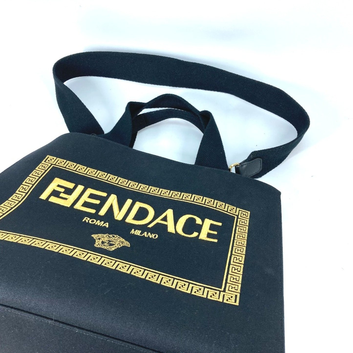 Fendi, Black, Canvas, tote
