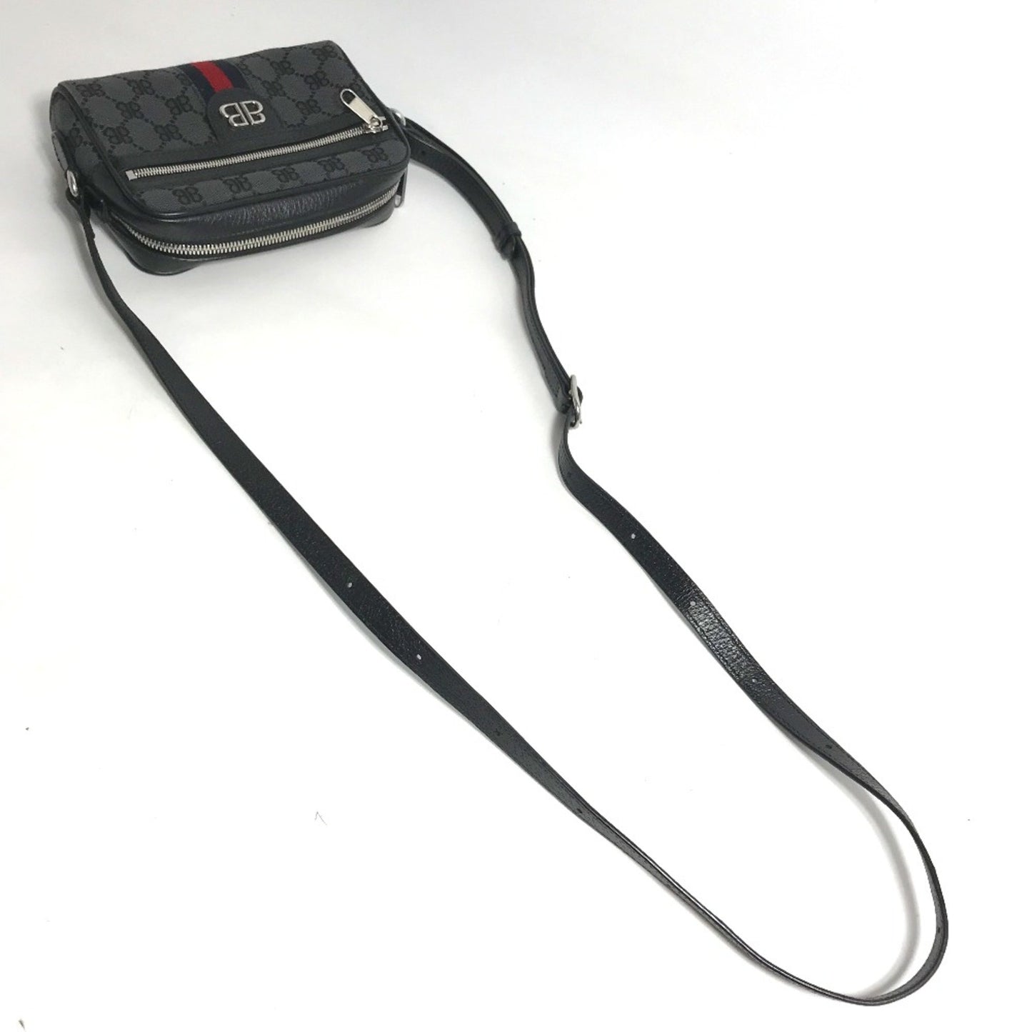 Gucci Camera, Black, Canvas, shoulder