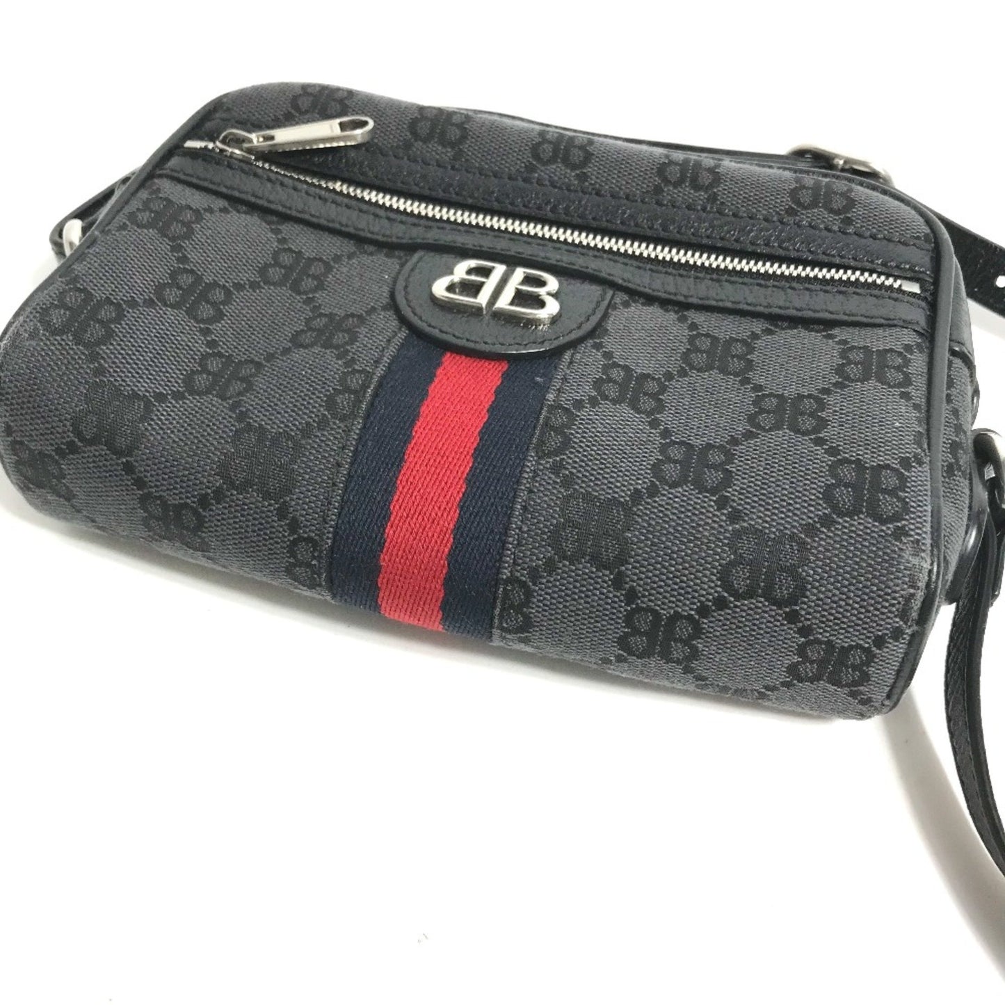 Gucci Camera, Black, Canvas, shoulder