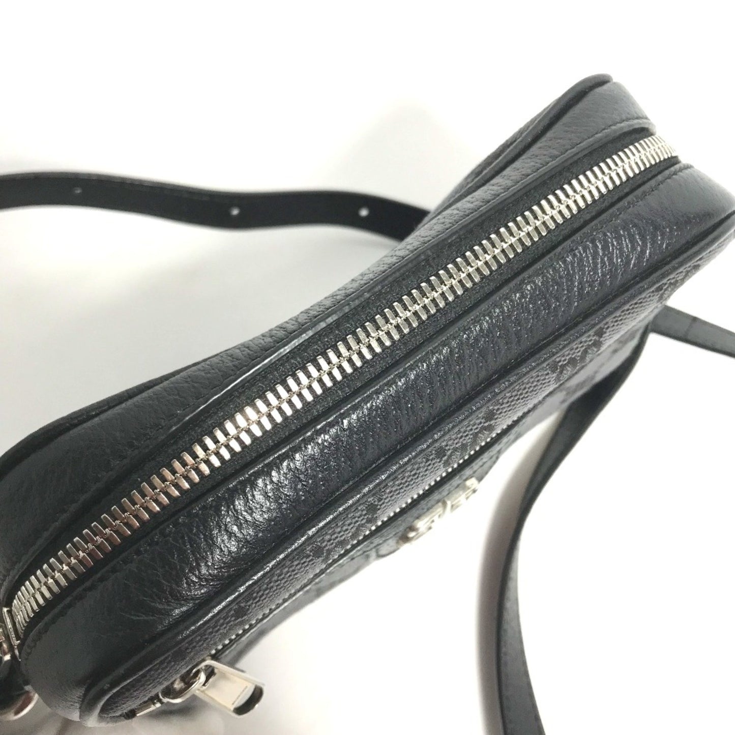 Gucci Camera, Black, Canvas, shoulder
