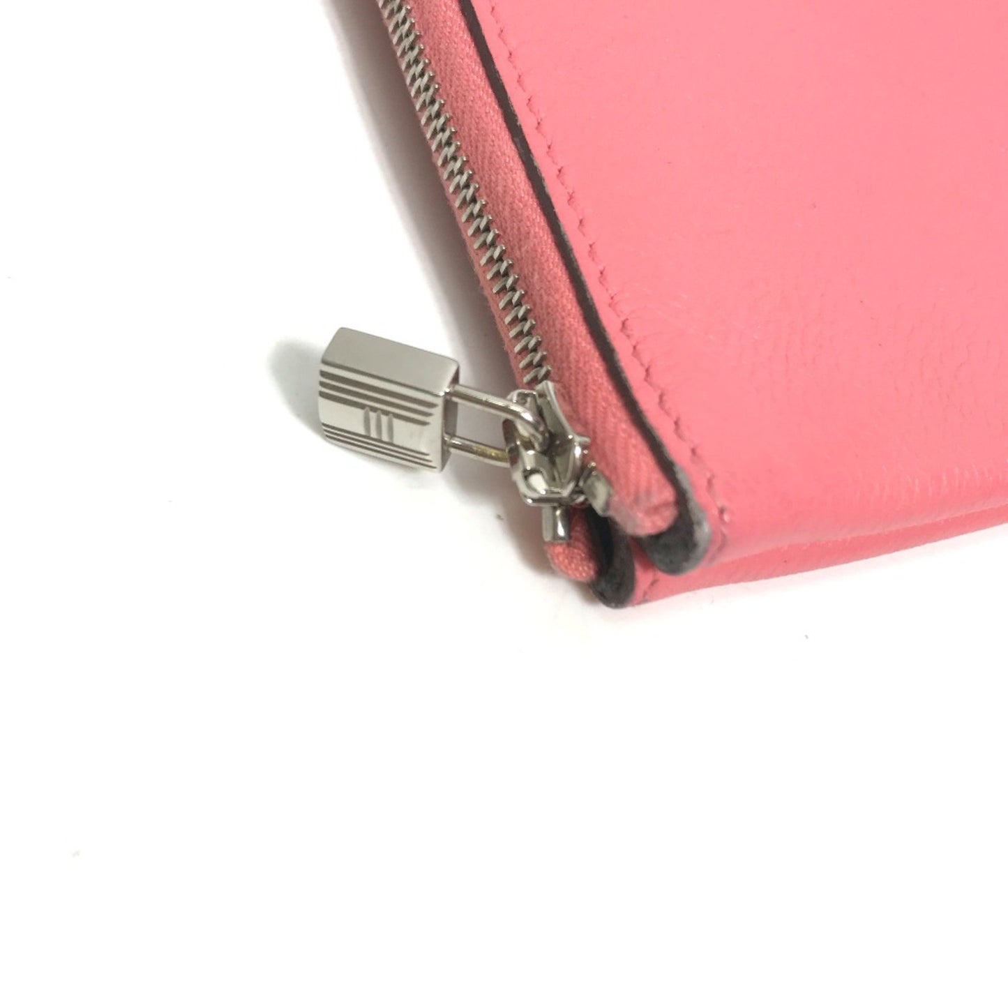 Hermès, Pink, Leather, clutch