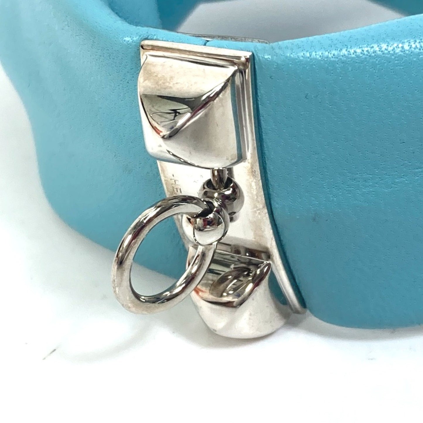 Hermès Petit H, Blue, Leather, bracelet