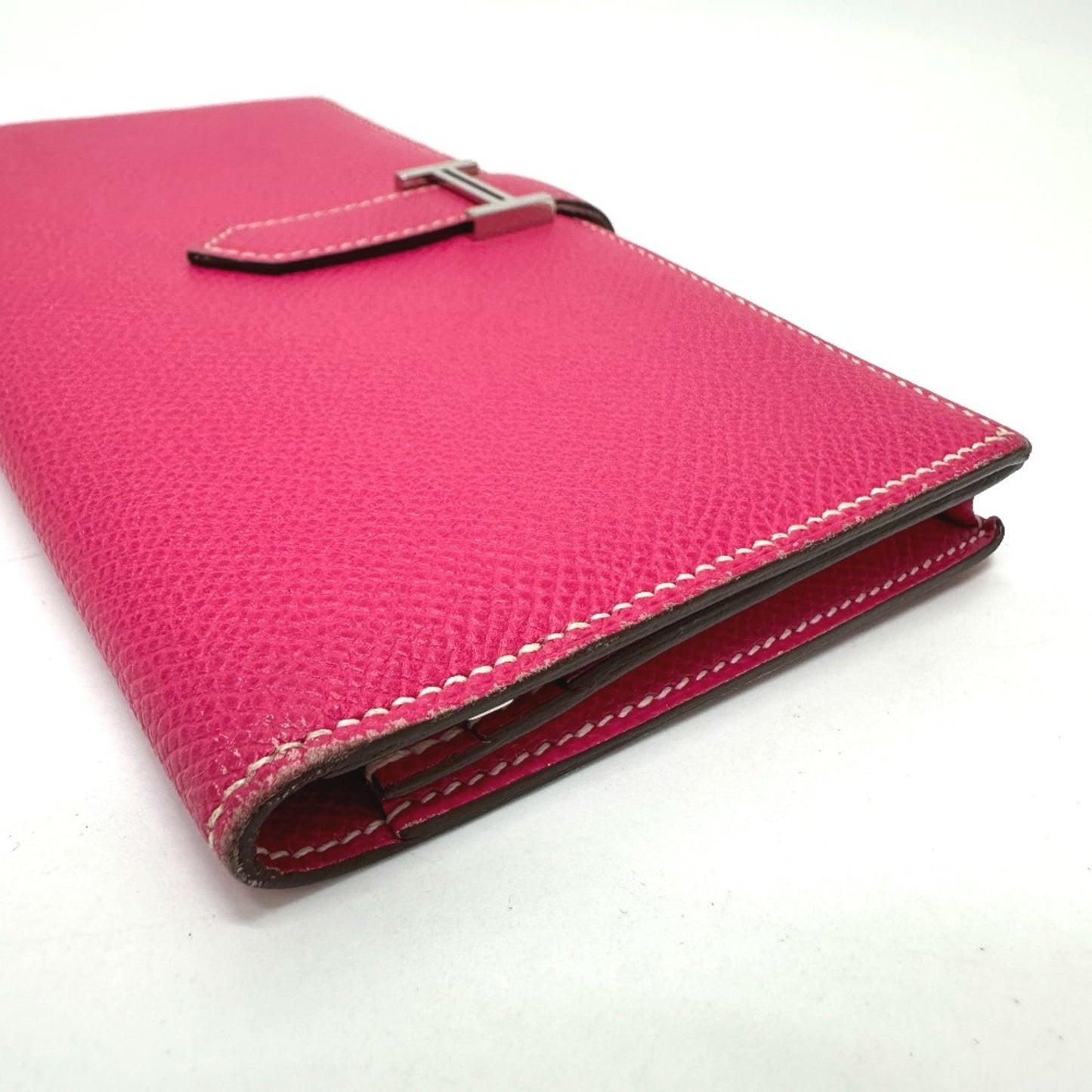 Hermès Béarn, Pink, Leather, wallet