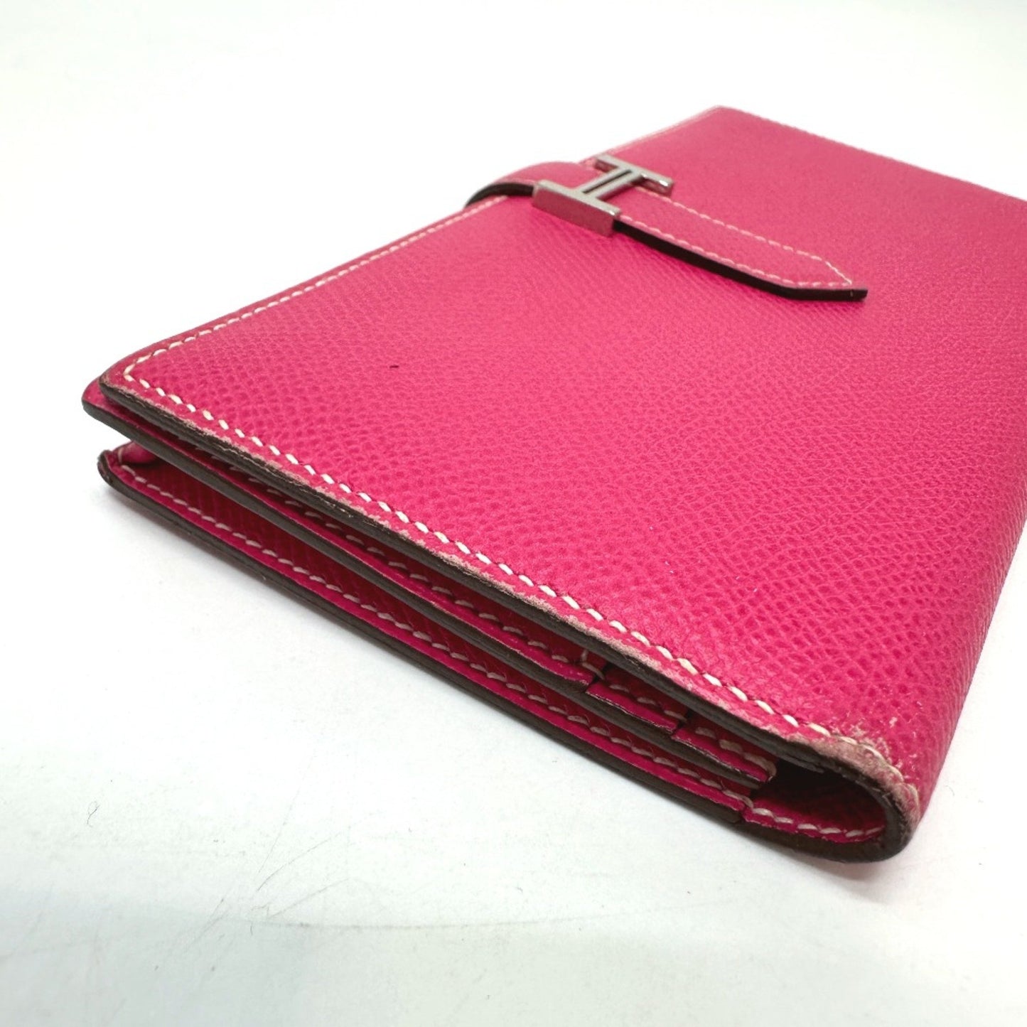Hermès Béarn, Pink, Leather, wallet
