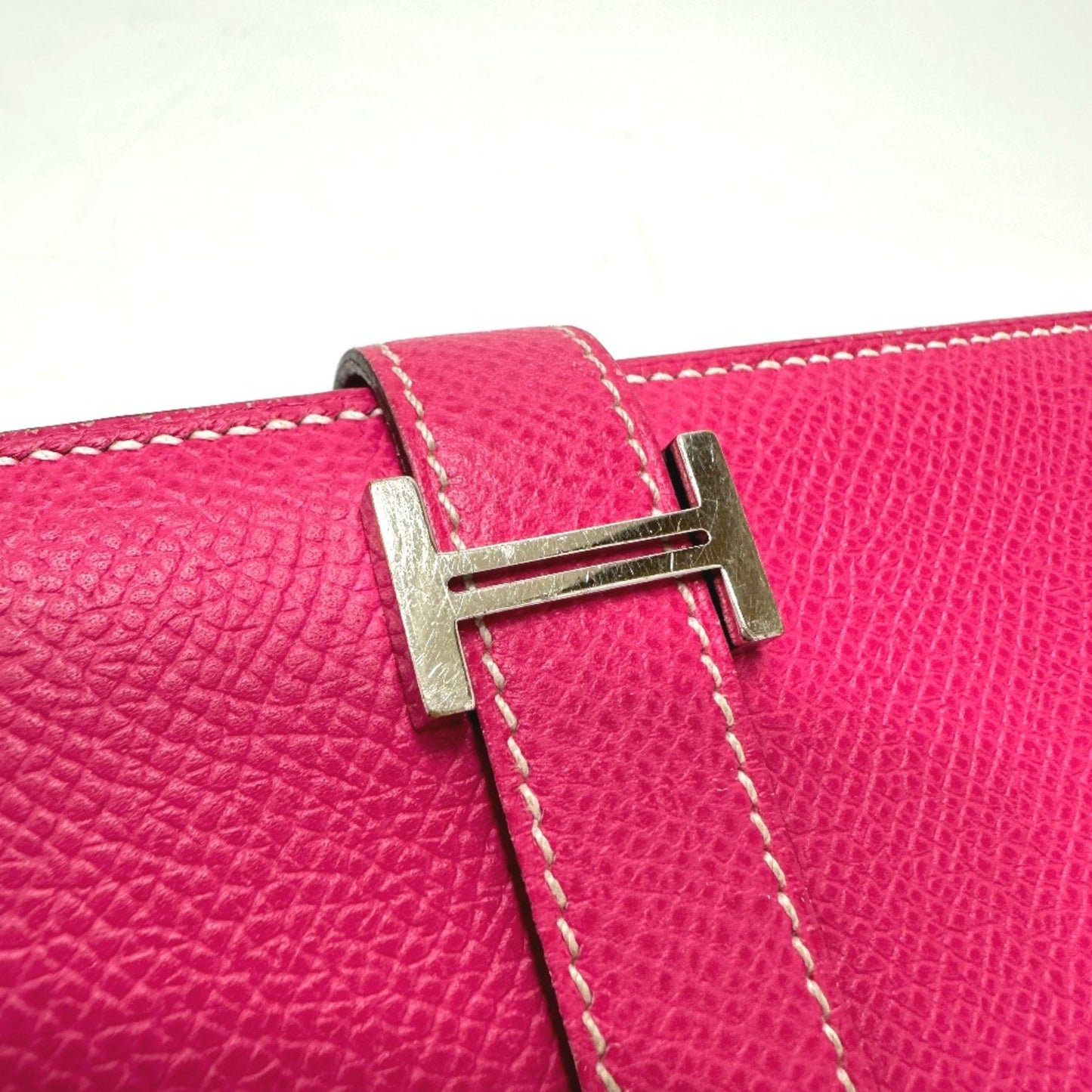 Hermès Béarn, Pink, Leather, wallet