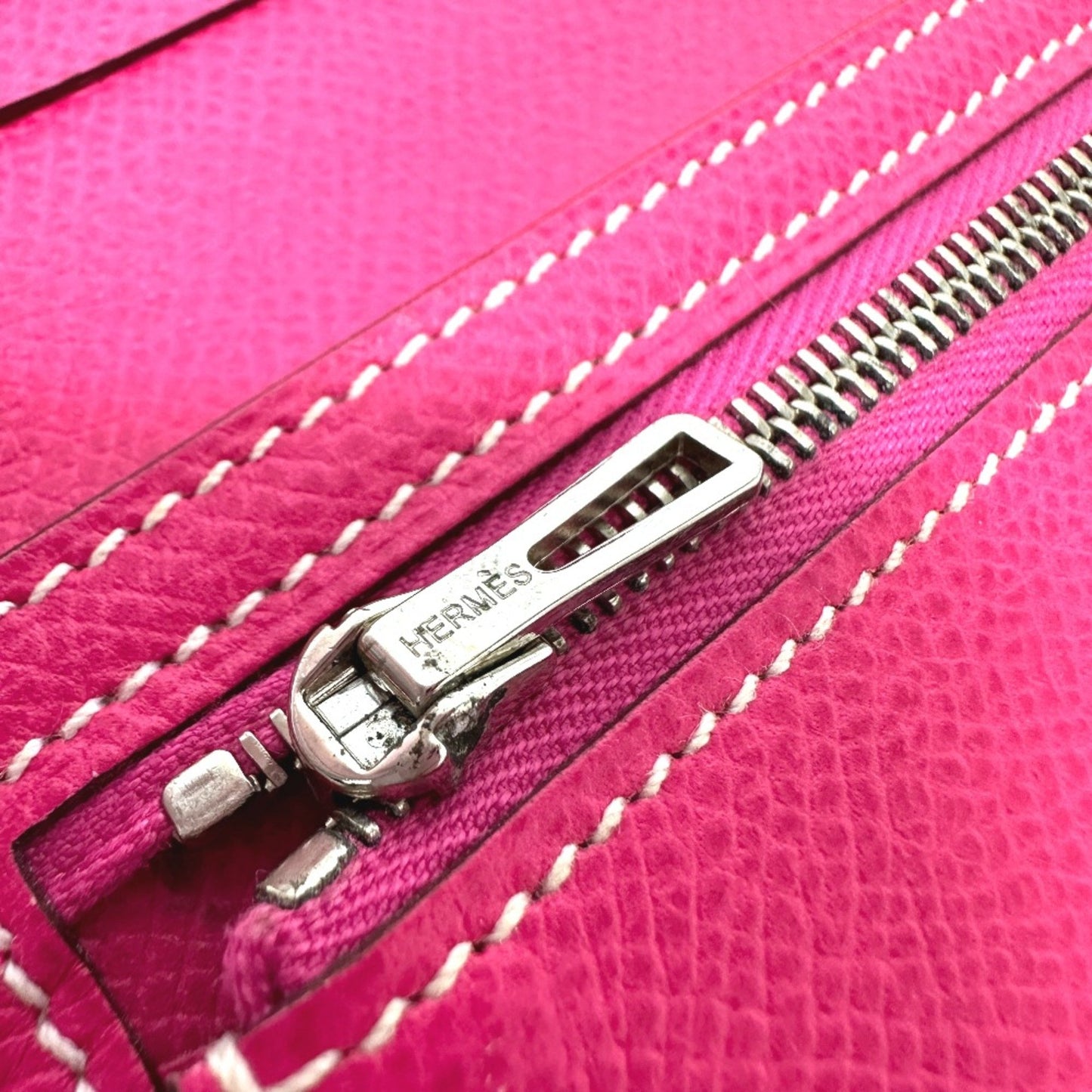 Hermès Béarn, Pink, Leather, wallet