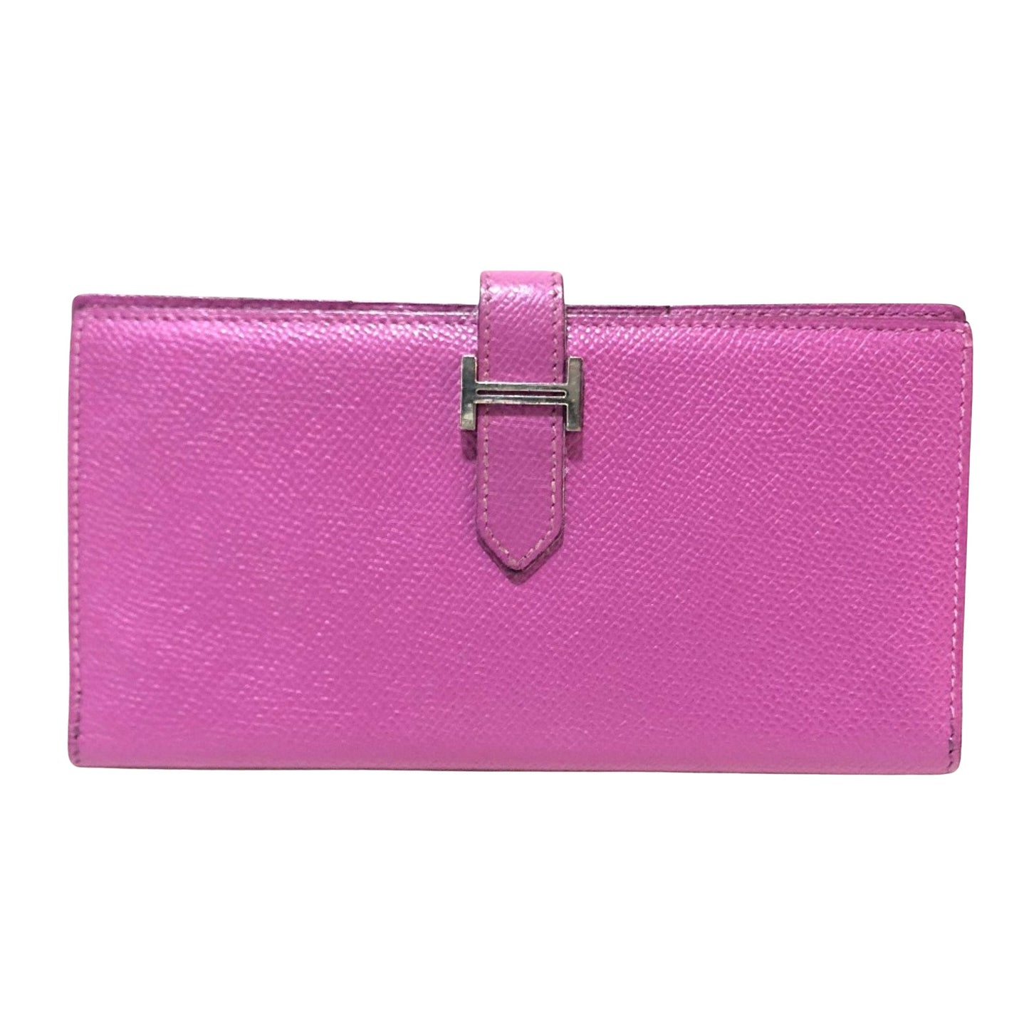 Hermès Béarn, Purple, Leather, wallet