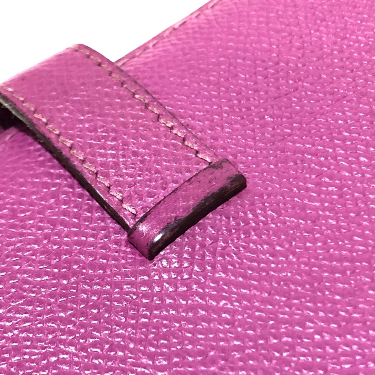 Hermès Béarn, Purple, Leather, wallet