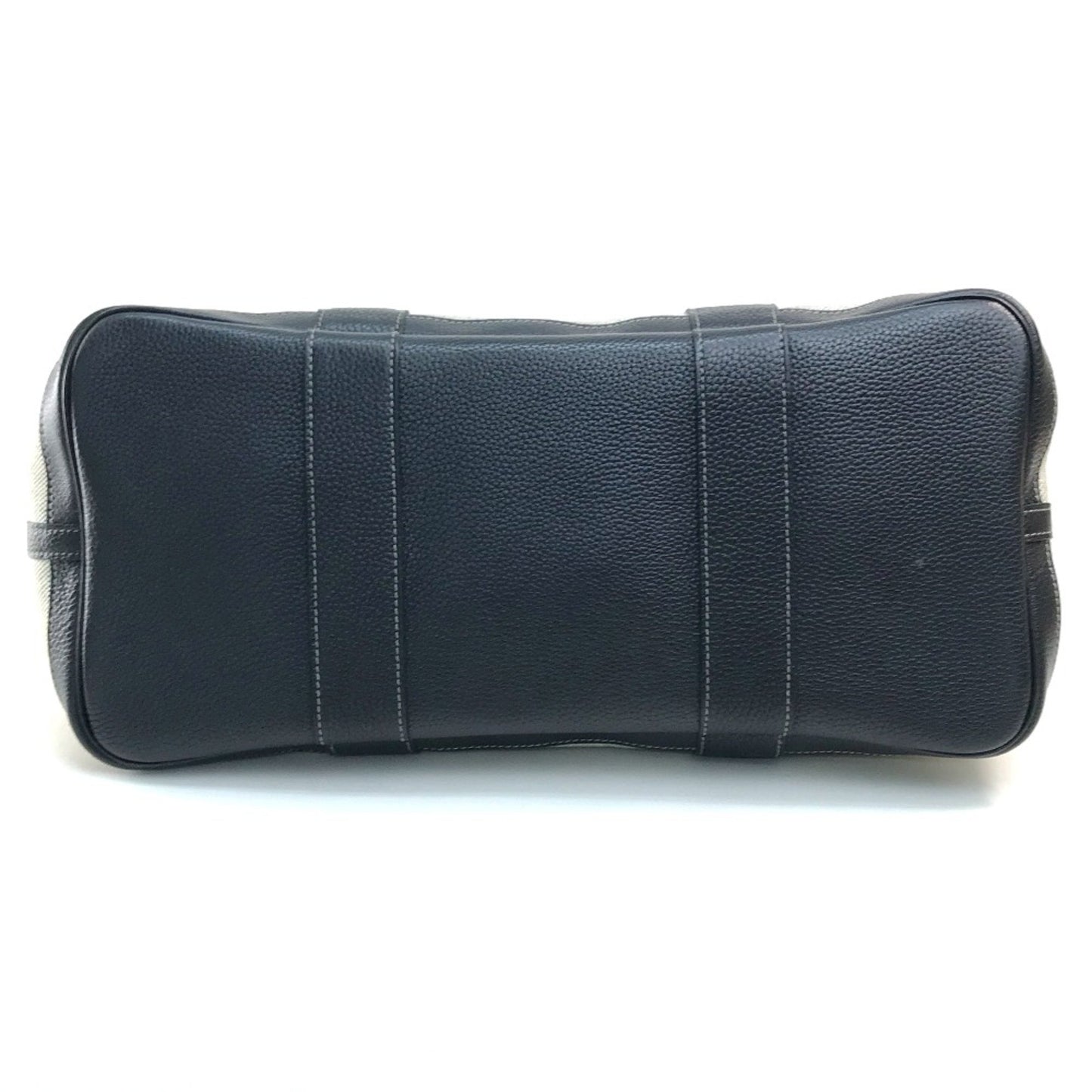 Hermès Garden Party, Grey, Canvas, handbag